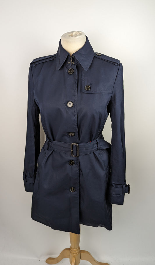 TOMMY HILFIGER Heritage Sigle Breasted Trench Coat - Midnight Blue