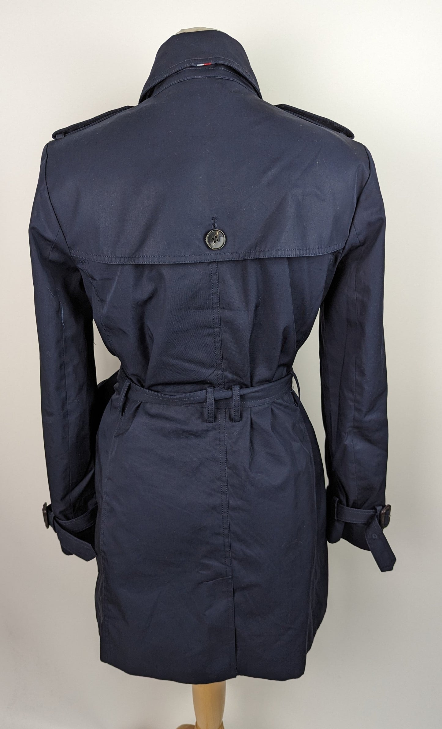 TOMMY HILFIGER Heritage Sigle Breasted Trench Coat - Midnight Blue