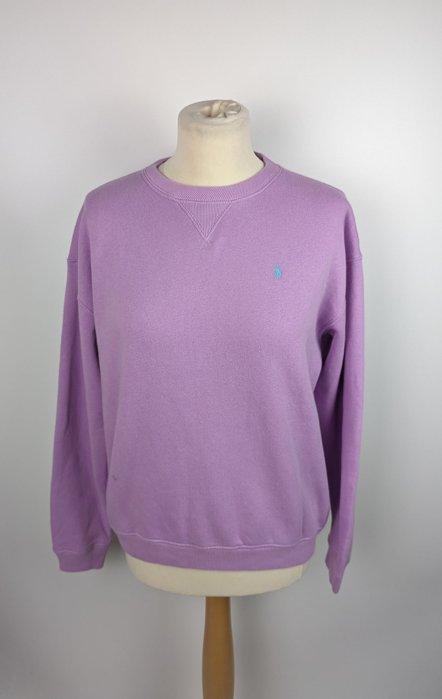 POLO RALPH LAUREN Fleece Crew Jumper- Soft Lilac