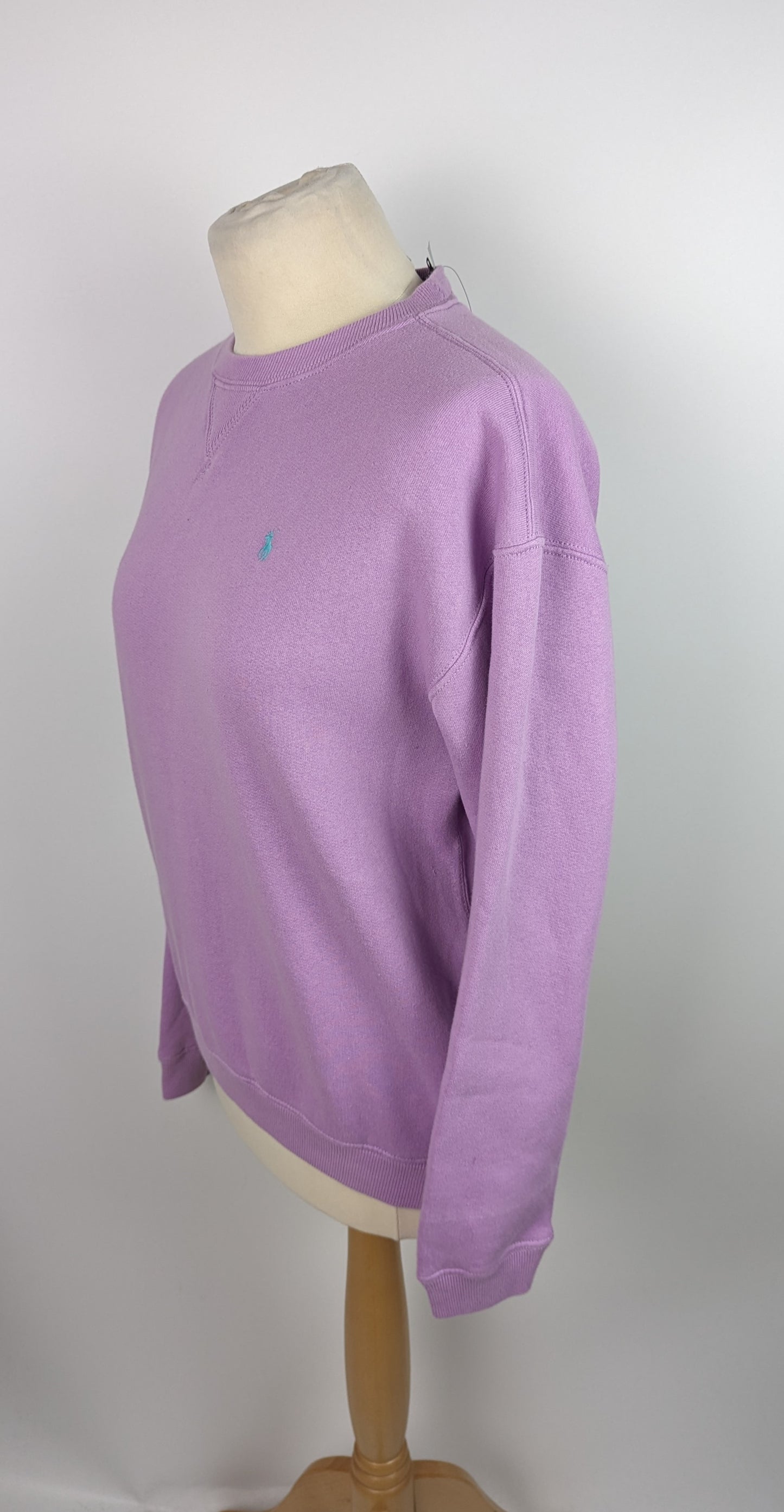 POLO RALPH LAUREN Fleece Crew Jumper- Soft Lilac