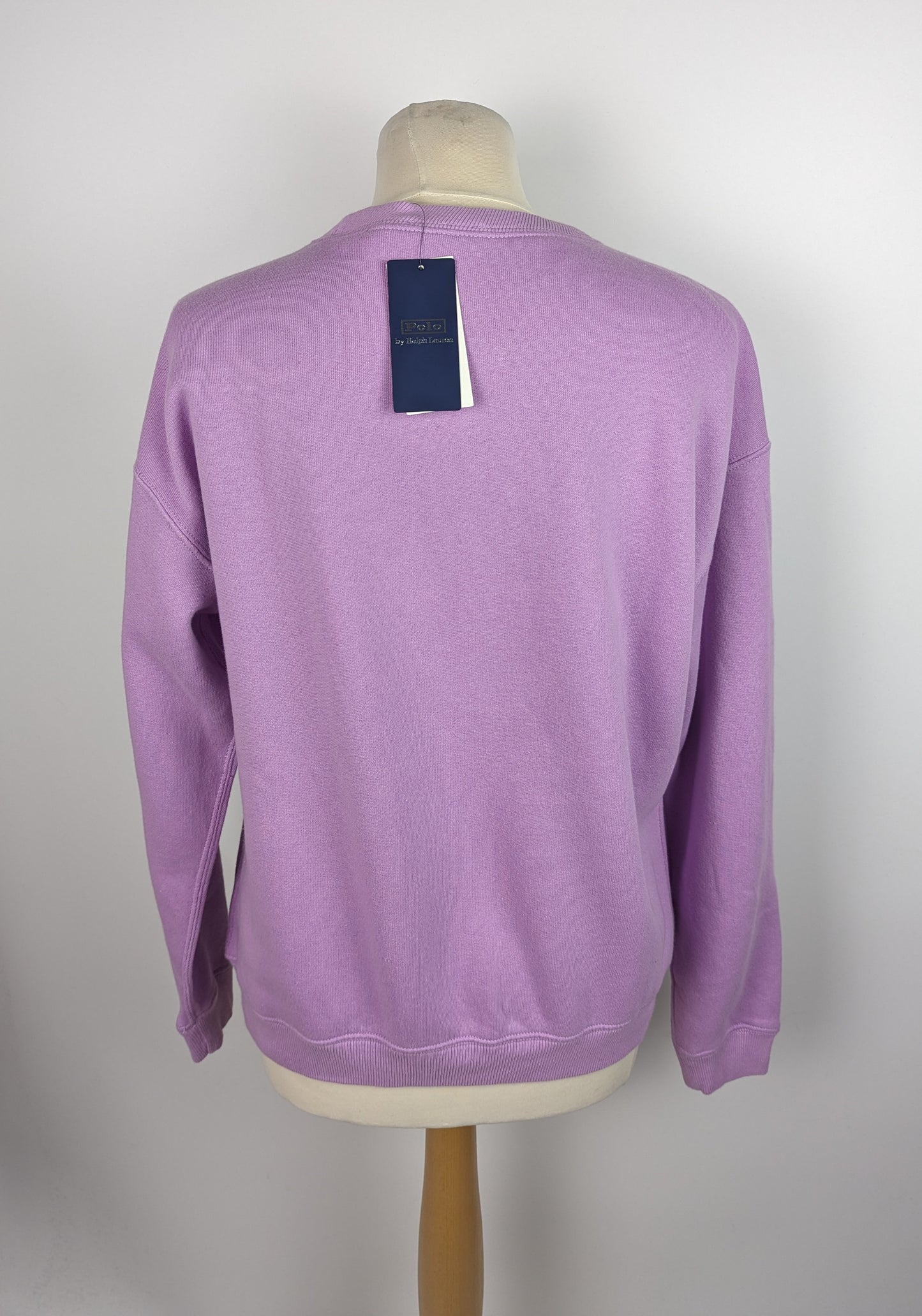 POLO RALPH LAUREN Fleece Crew Jumper- Soft Lilac