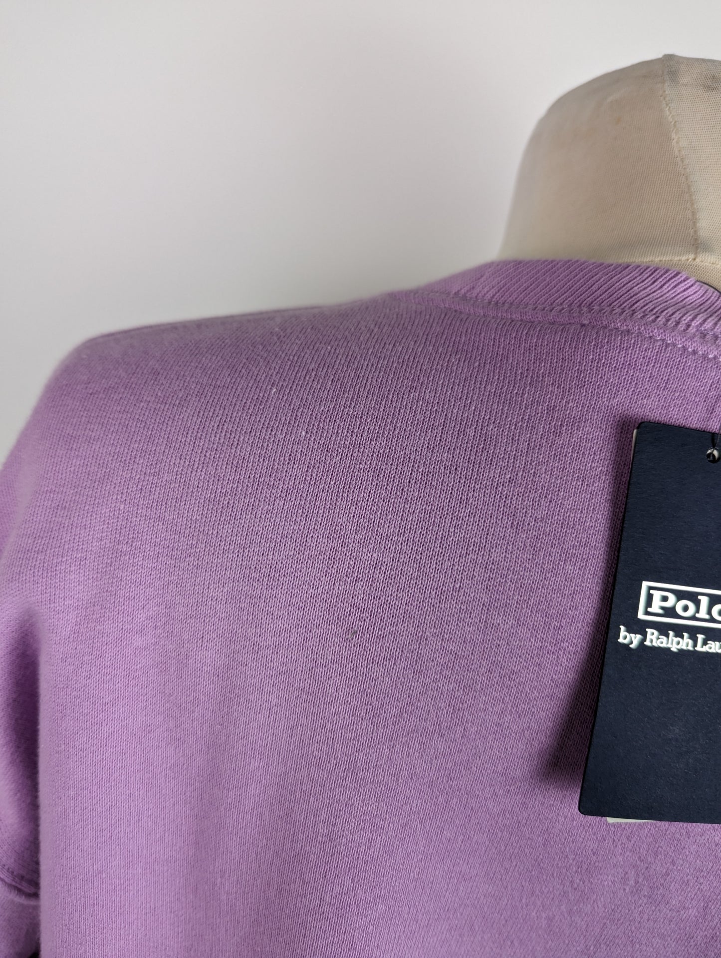 POLO RALPH LAUREN Fleece Crew Jumper- Soft Lilac