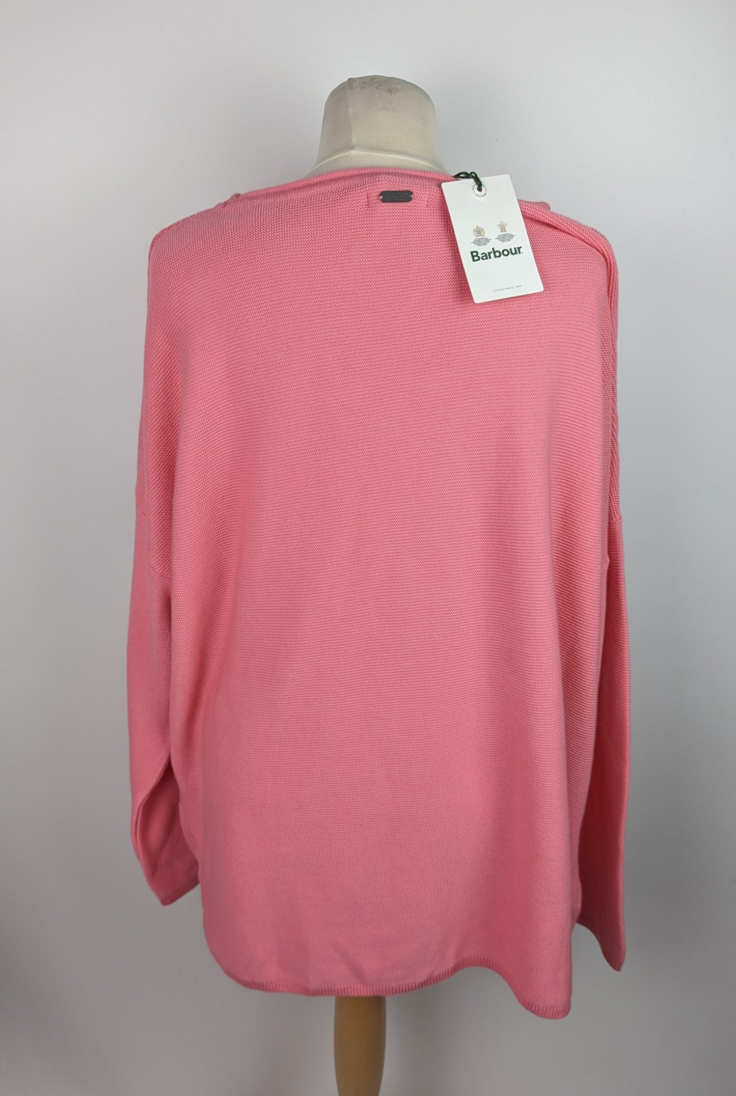 BARBOUR Mariner Knit Jumper - Hibiscus Pink