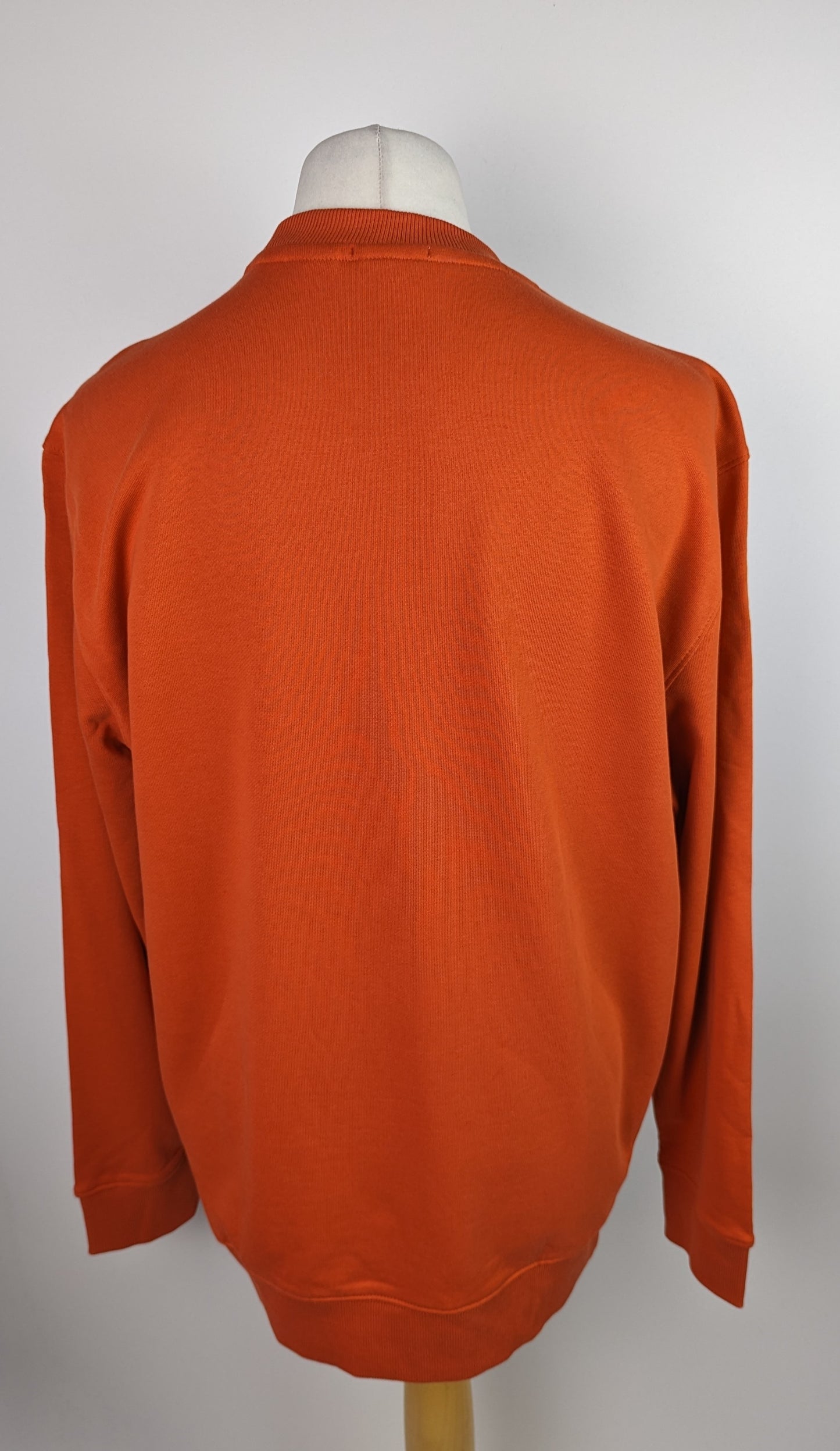 TIMBERLAND Men's Crew Neck Jumper - Burnt Ochre Orange