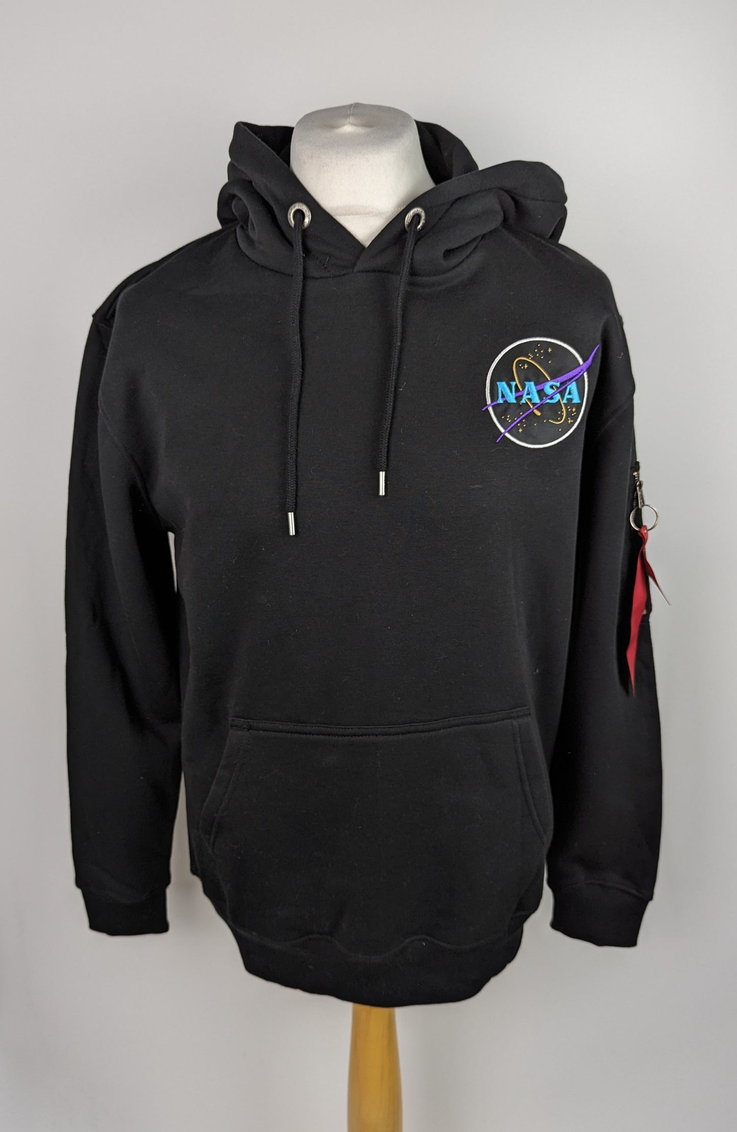 ALPHA INDUSTRIES Dark Side Mens Hoodie - Black