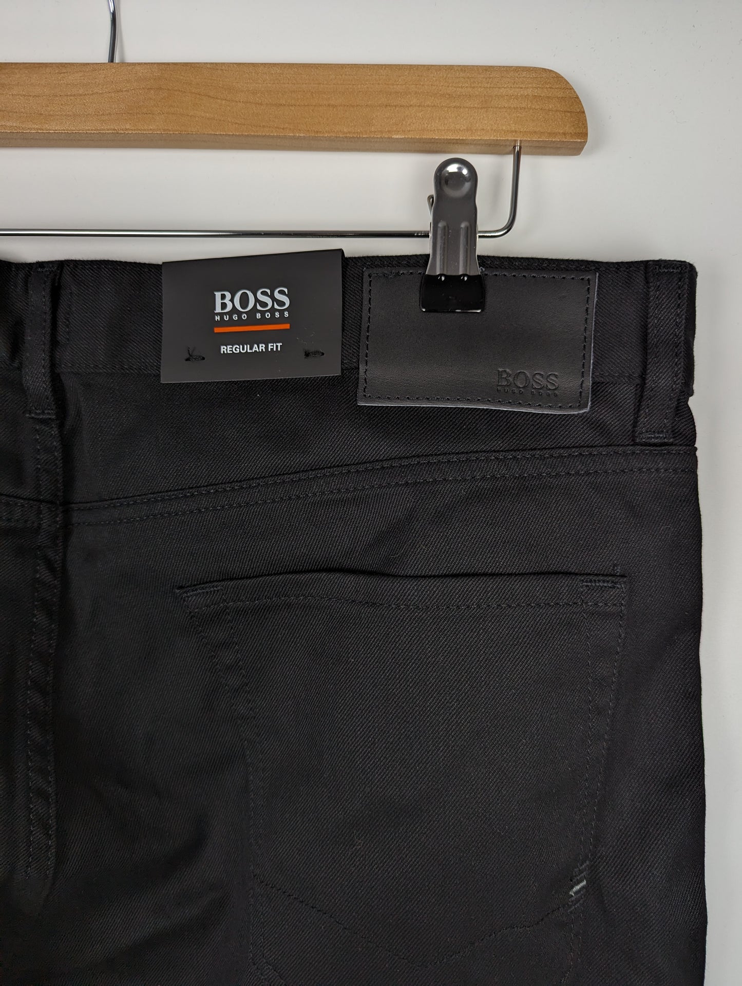 BOSS Mens Maine Regular Jeans - Black