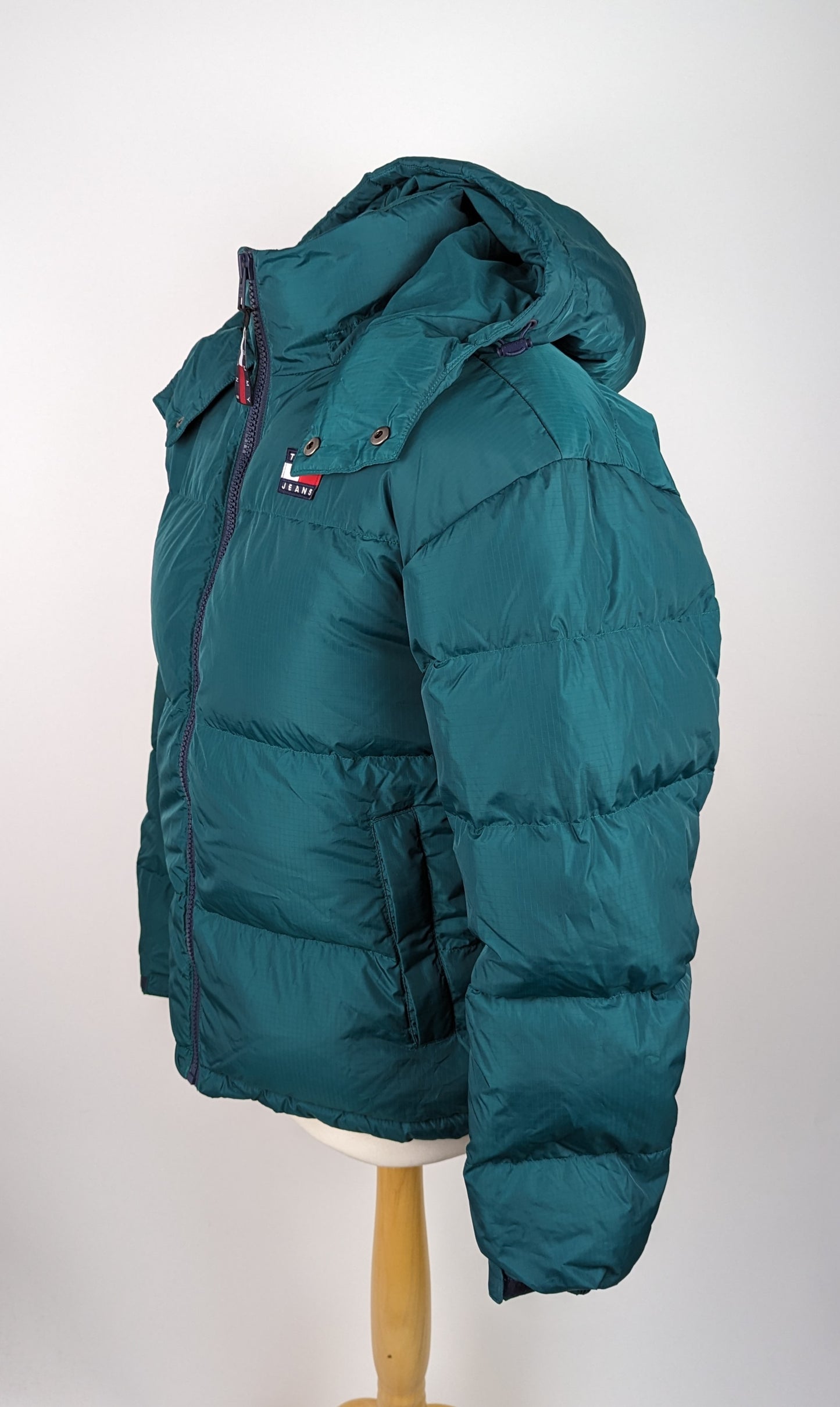 TOMMY JEANS Mens Alaska Puffer Jacket - Green