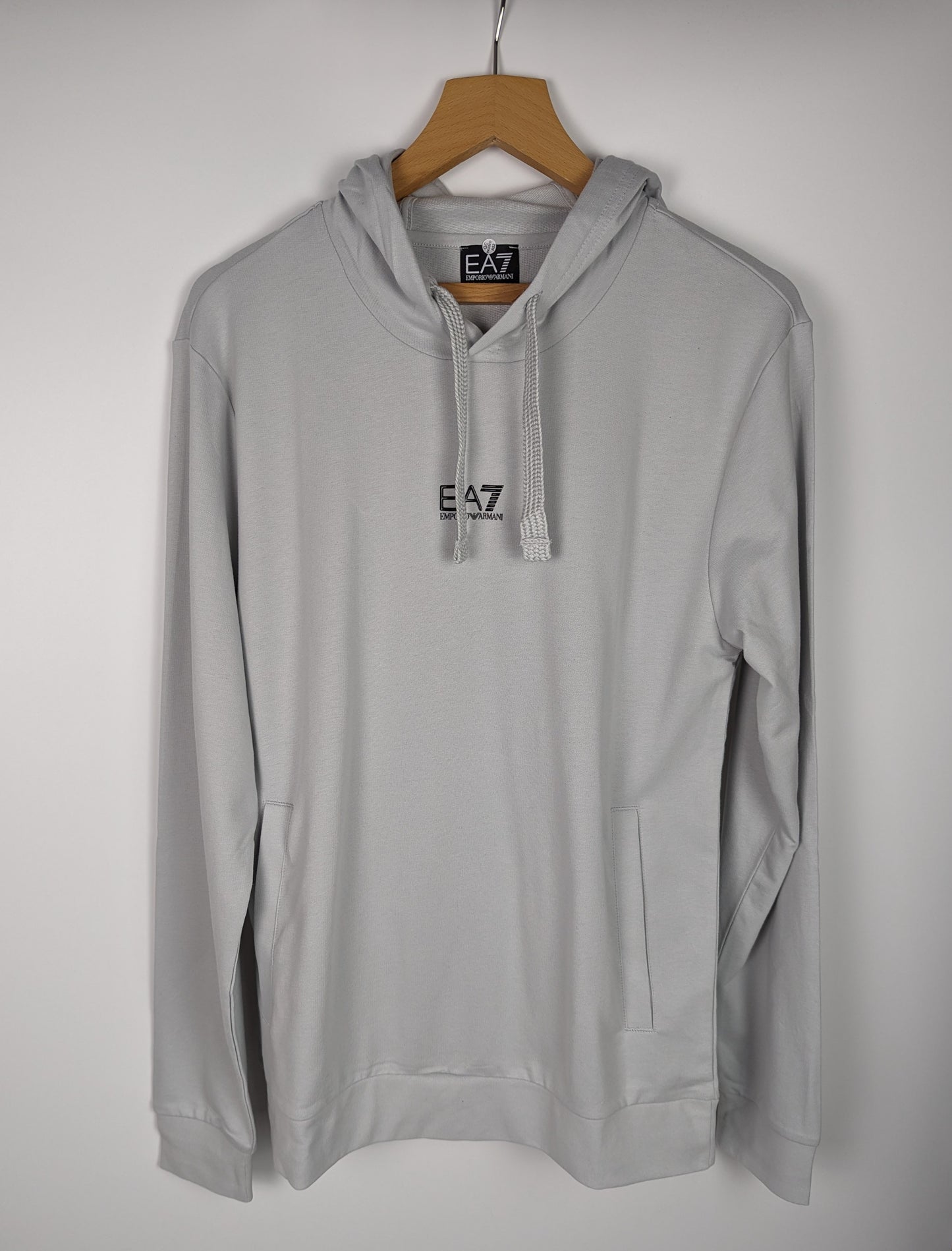 EA7 Emporio Armani Men's Hoodie Tracksuit Set - Black / Grey