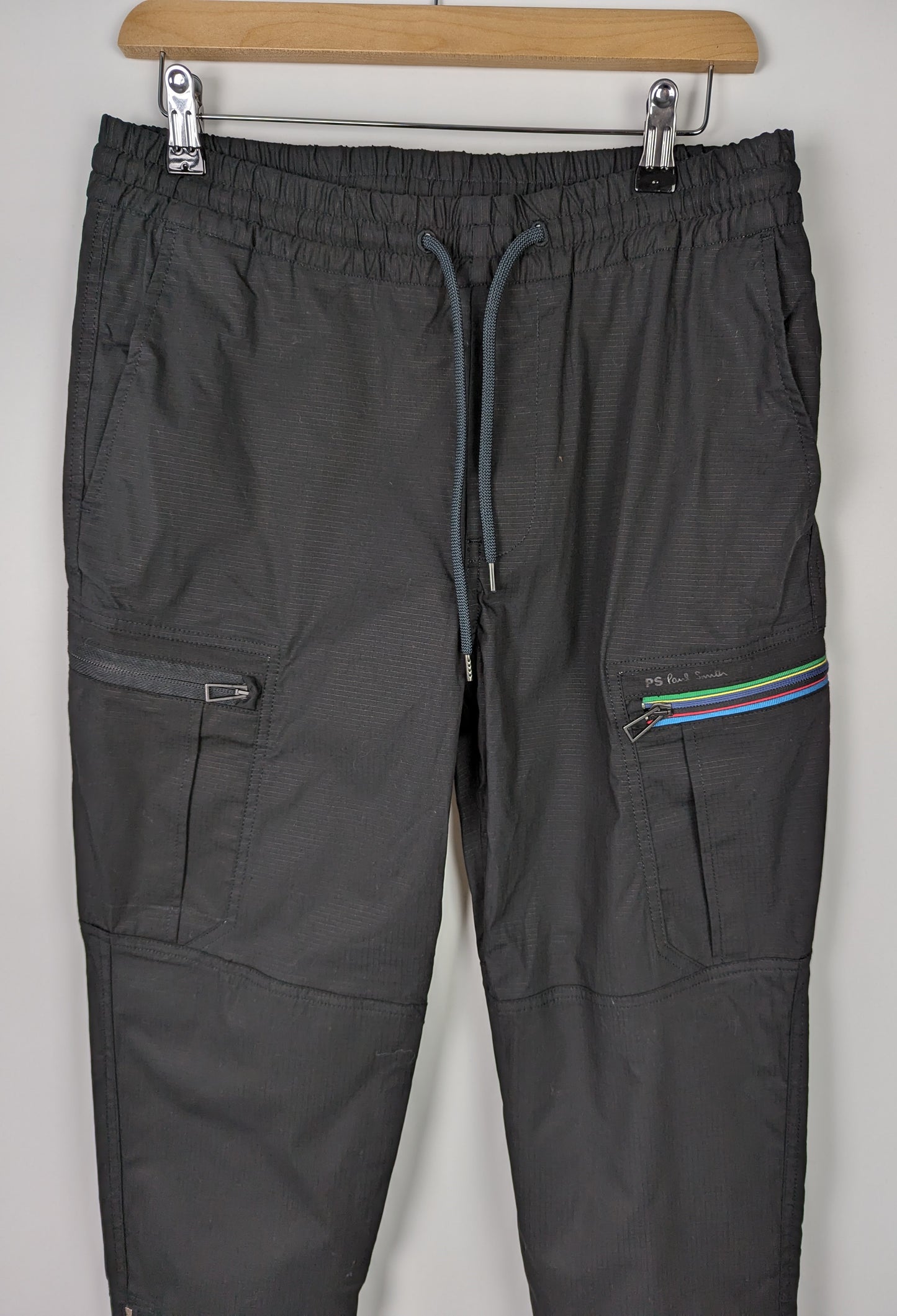 PS PAUL SMITH Rpstock Pocket Cargo Trousers - Black