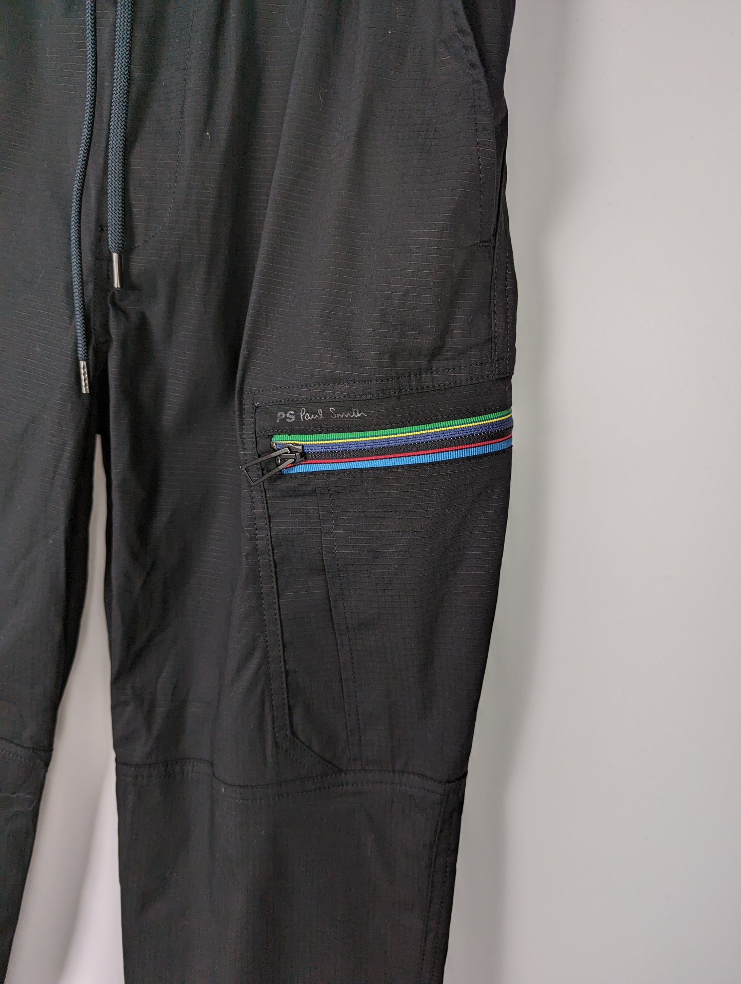 PS PAUL SMITH Rpstock Pocket Cargo Trousers - Black