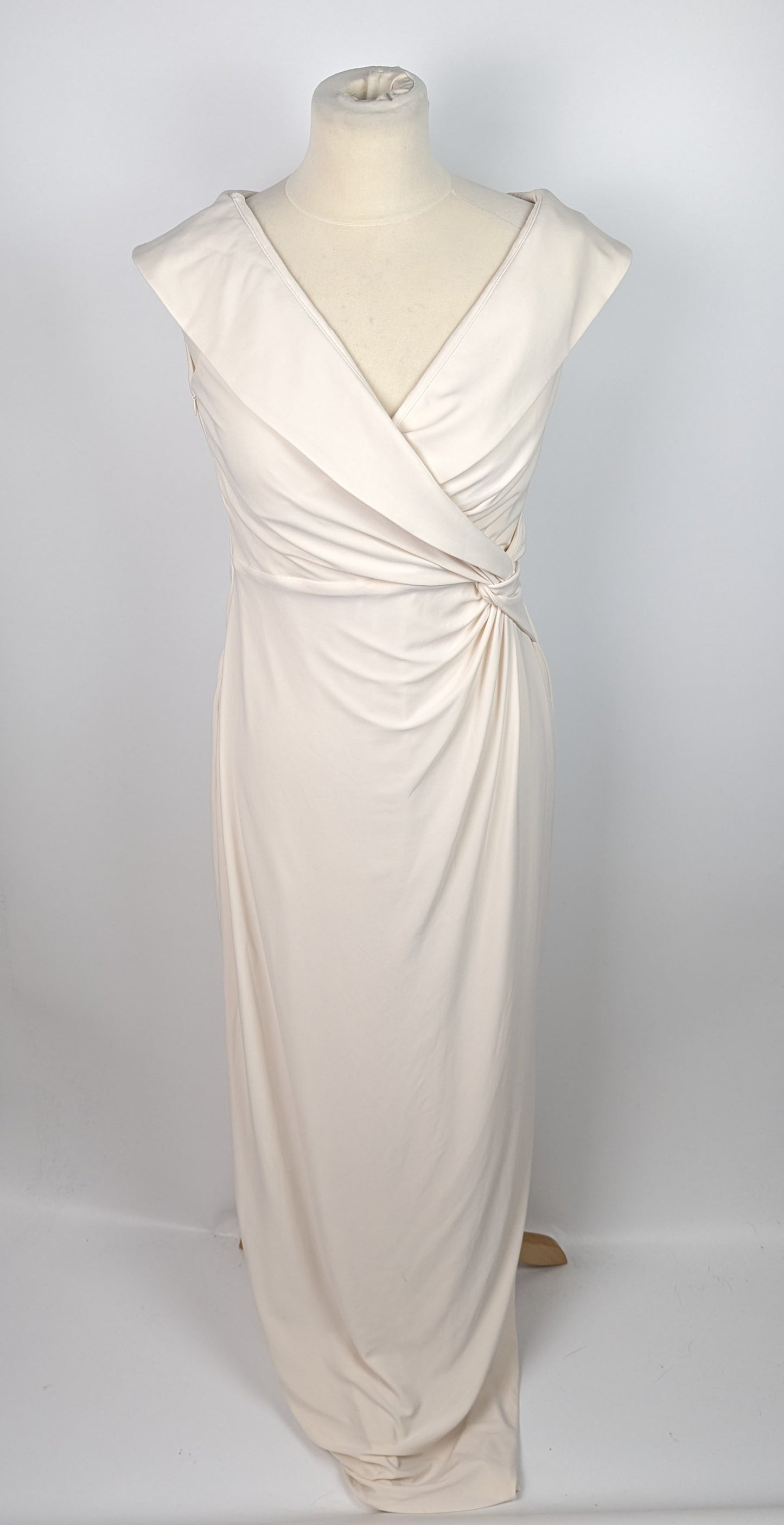 LAUREN BY RALPH LAUREN Womens Leonidas Gown - Cream