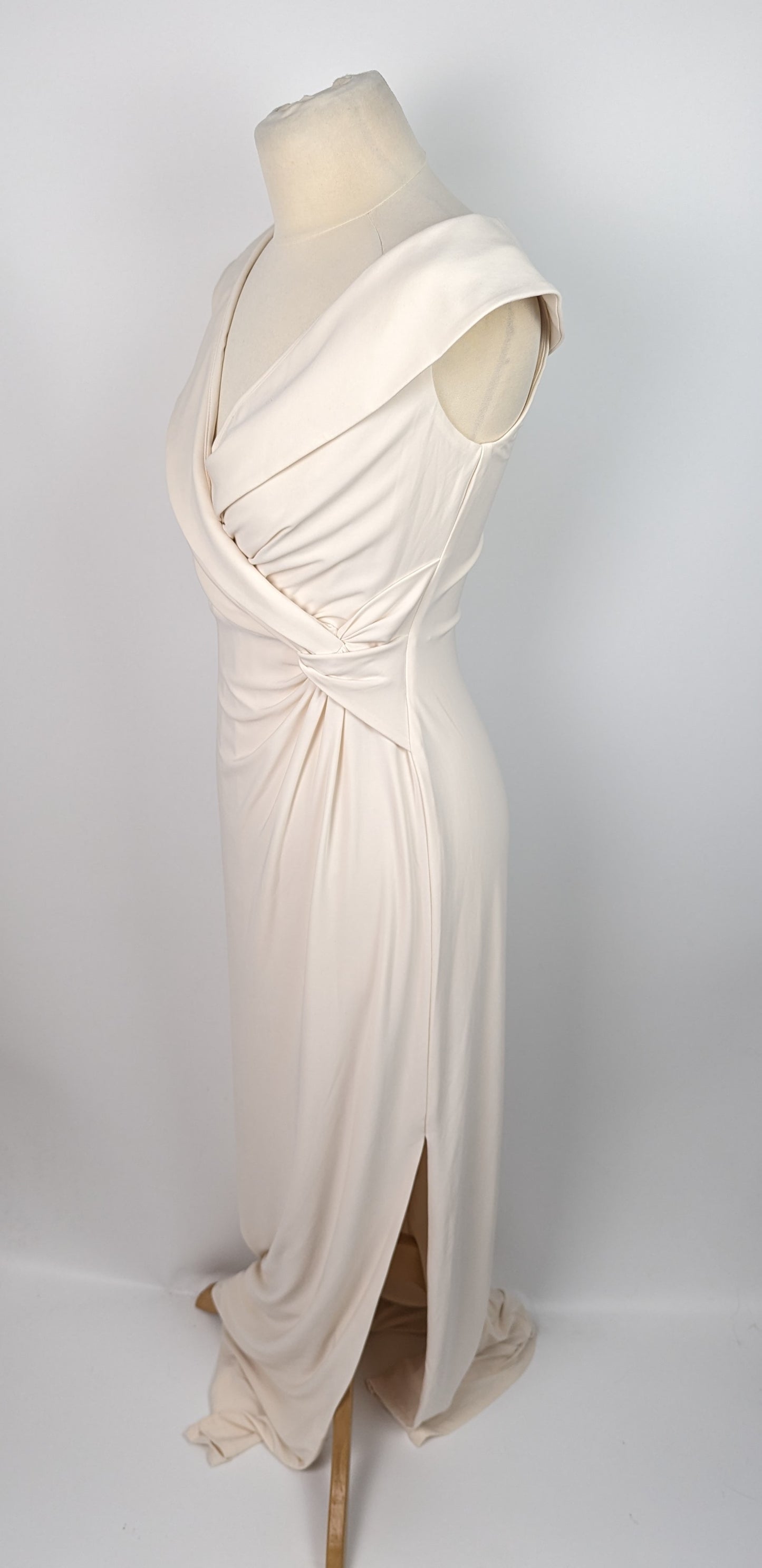 LAUREN BY RALPH LAUREN Womens Leonidas Gown - Cream