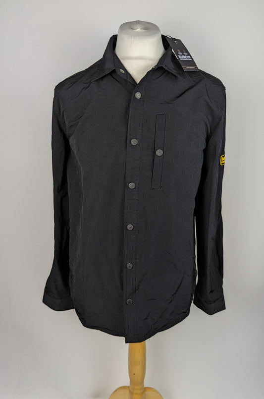 BARBOUR INTERNATIONAL Mens Link Overshirt - Black