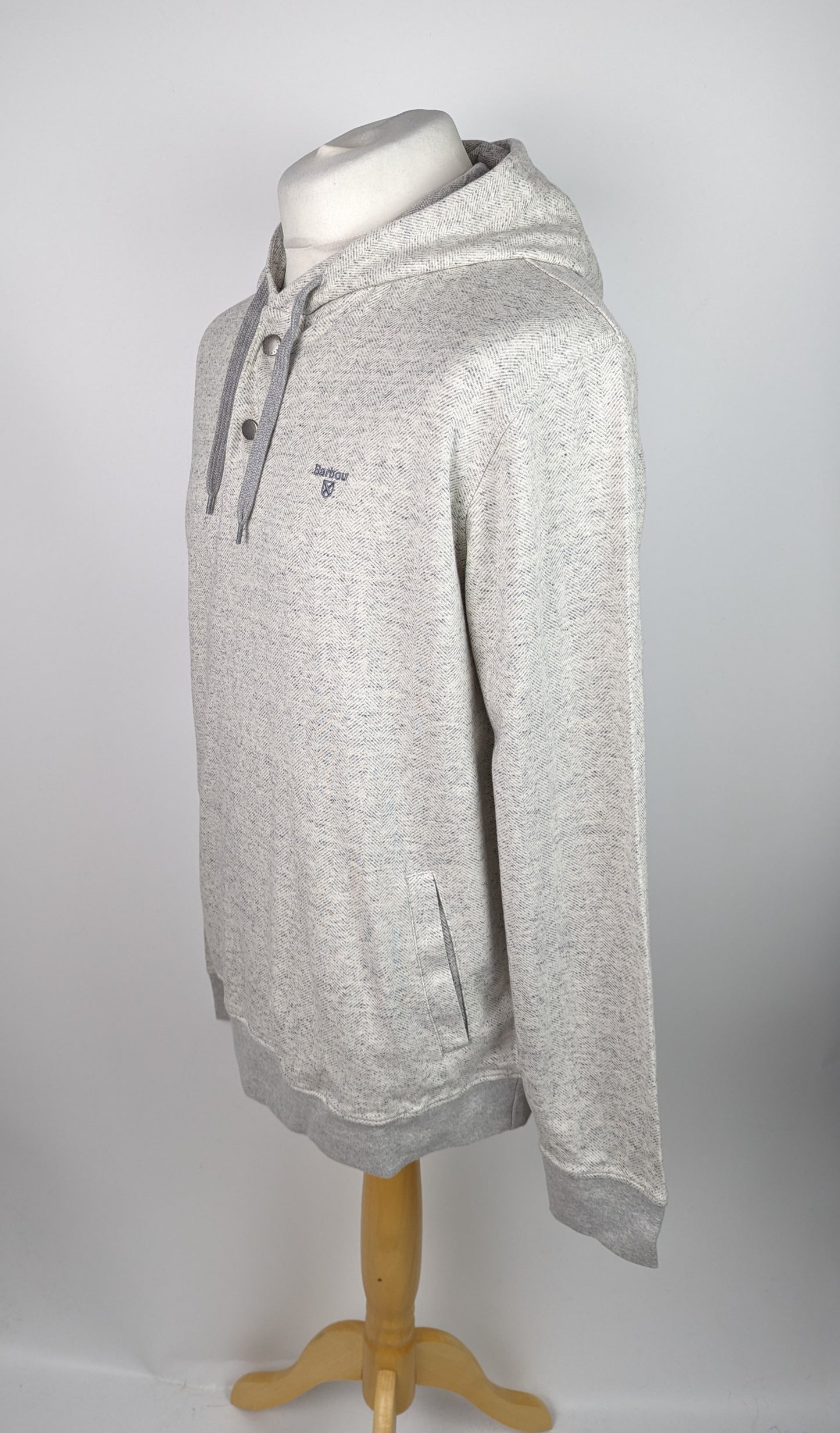 BARBOUR Cowden Mens Hoodie - Grey