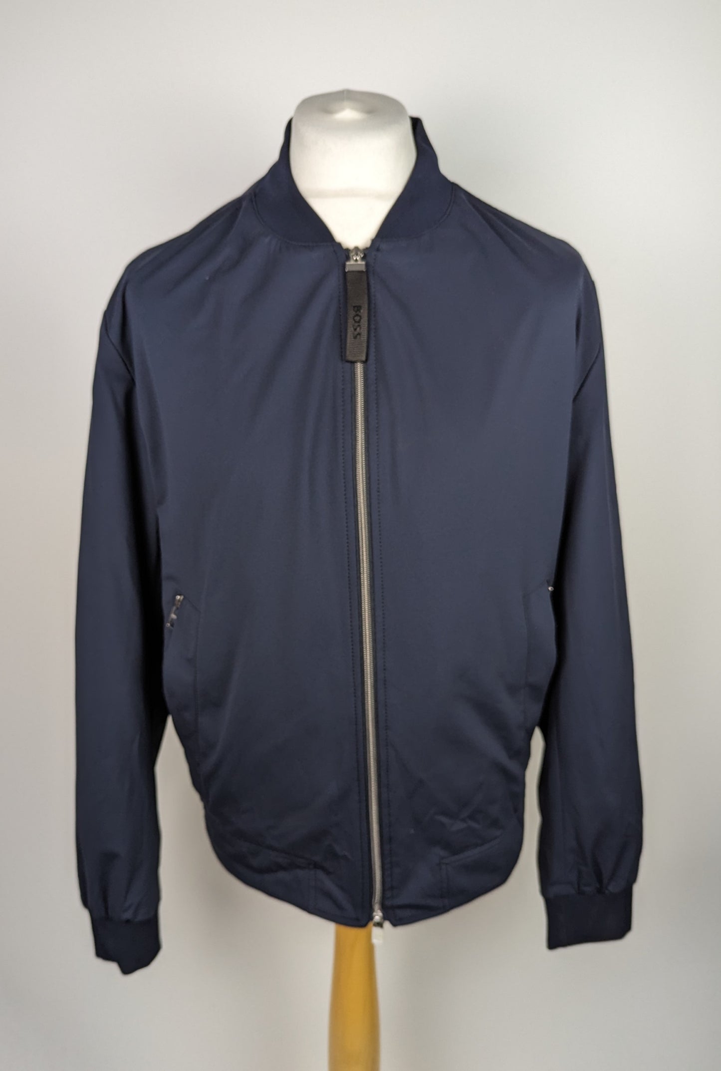 BOSS Mens Hanry Bomber Jacket - Blue