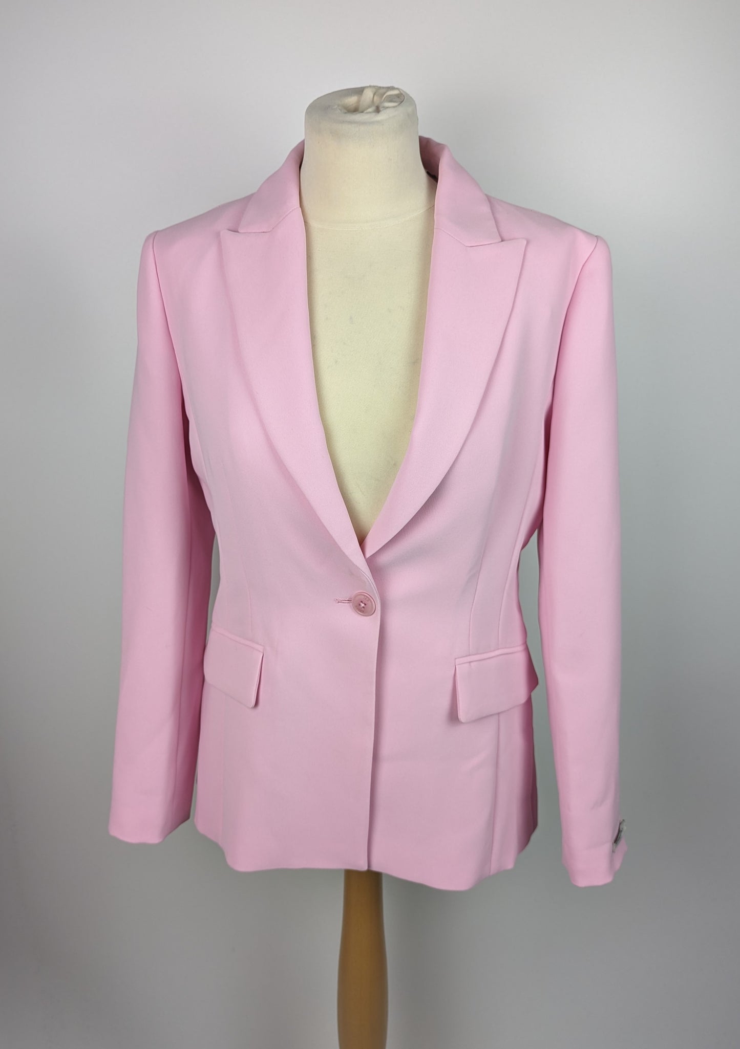 TED BAKER Myyia Single Breasted Slim Fit Blazer - Pink