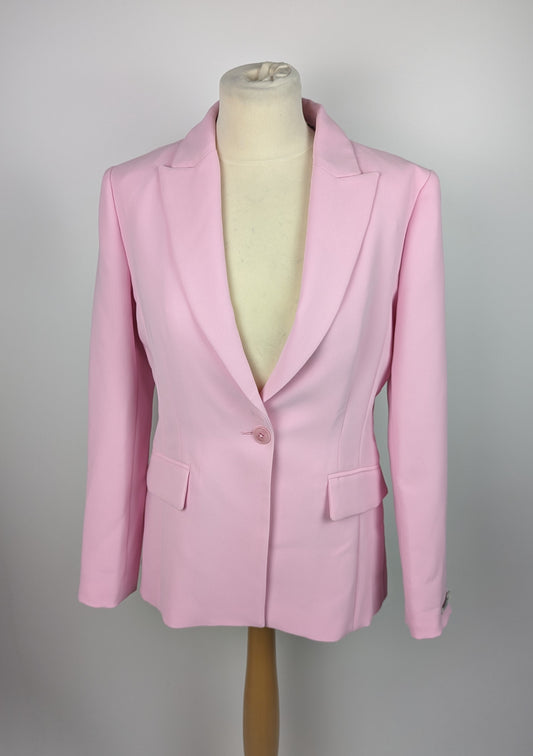 TED BAKER Myyia Single Breasted Slim Fit Blazer - Pink