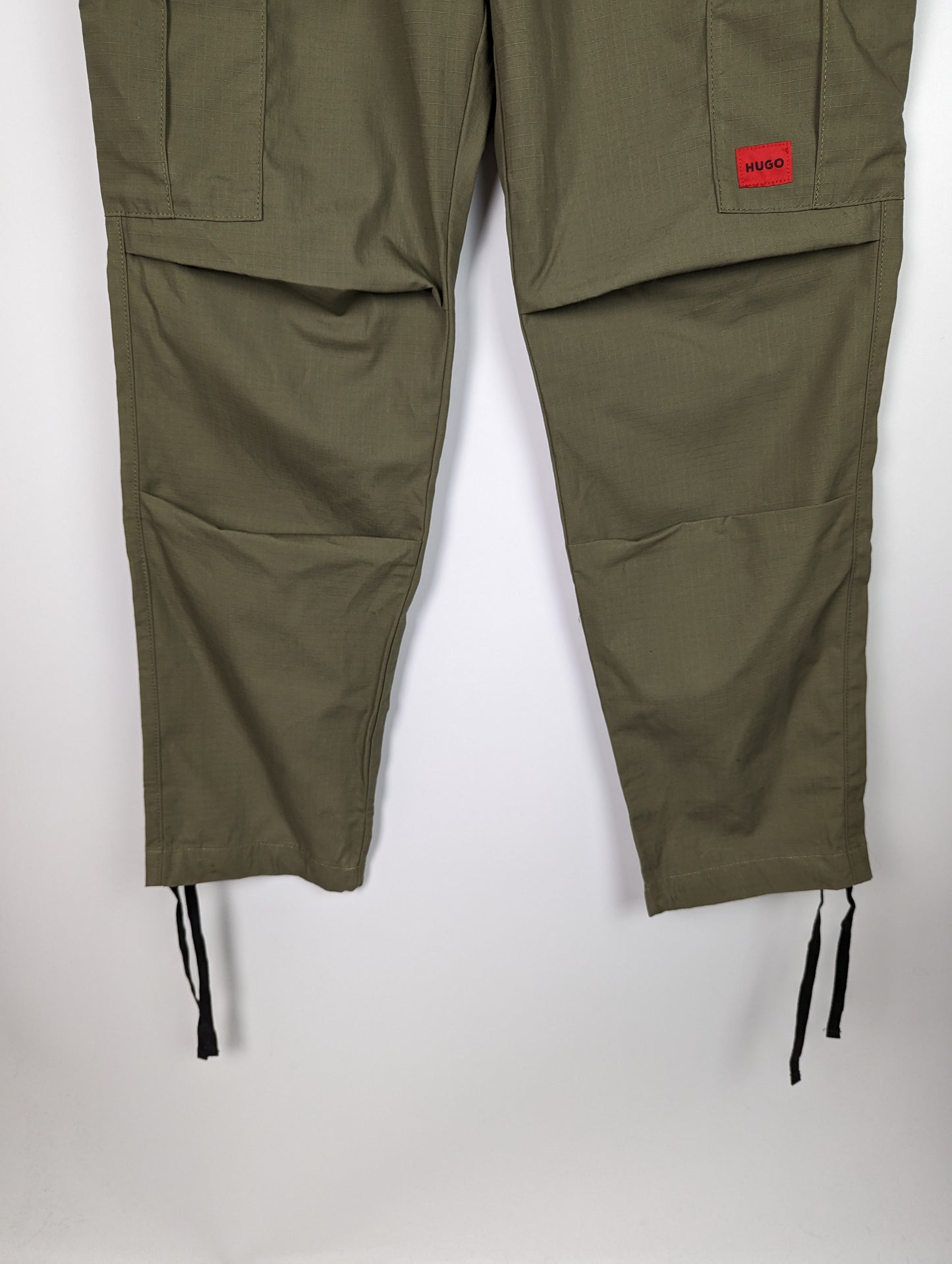 HUGO Mens Garlo 233 Cargo Trousers - Green