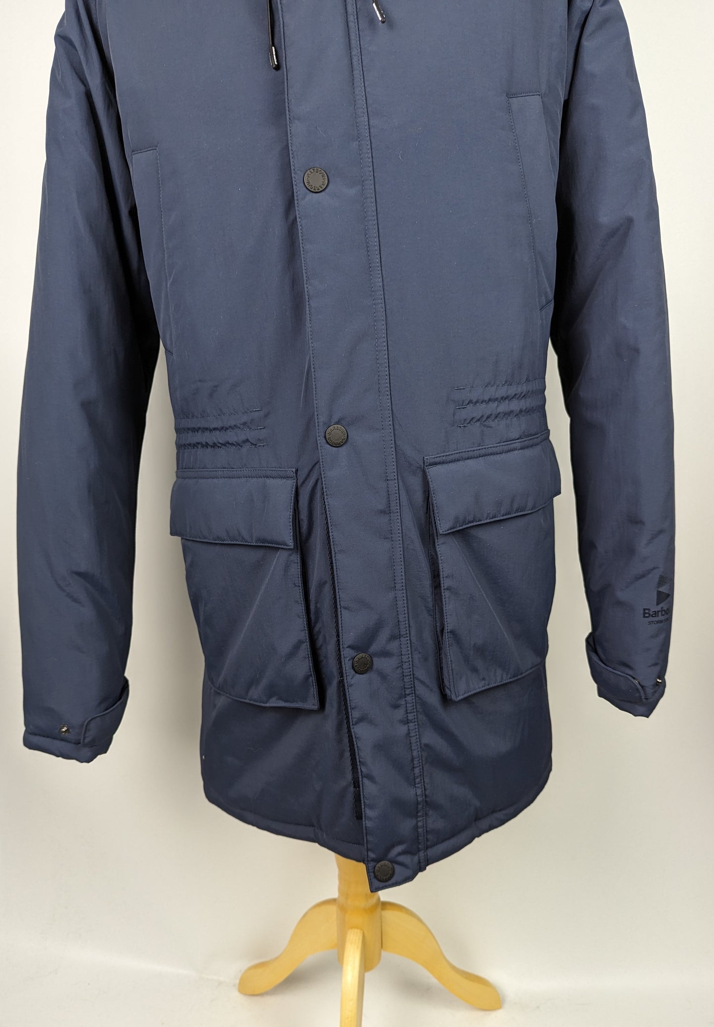 BARBOUR Mens Gustnado Parka Coat - Blue