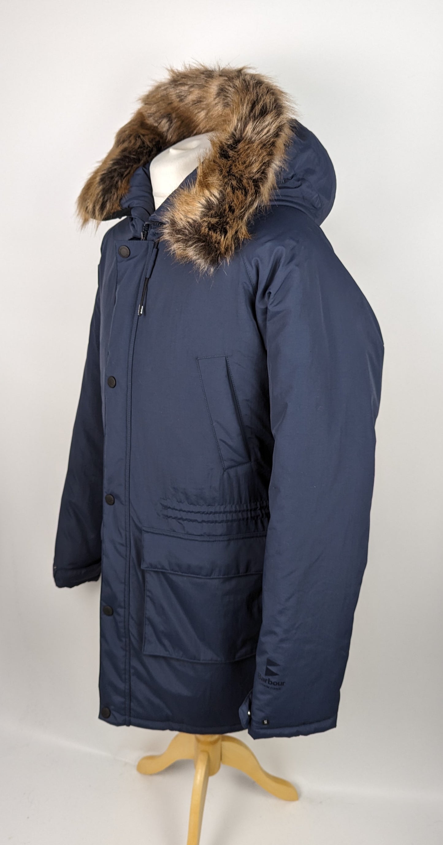 BARBOUR Mens Gustnado Parka Coat - Blue