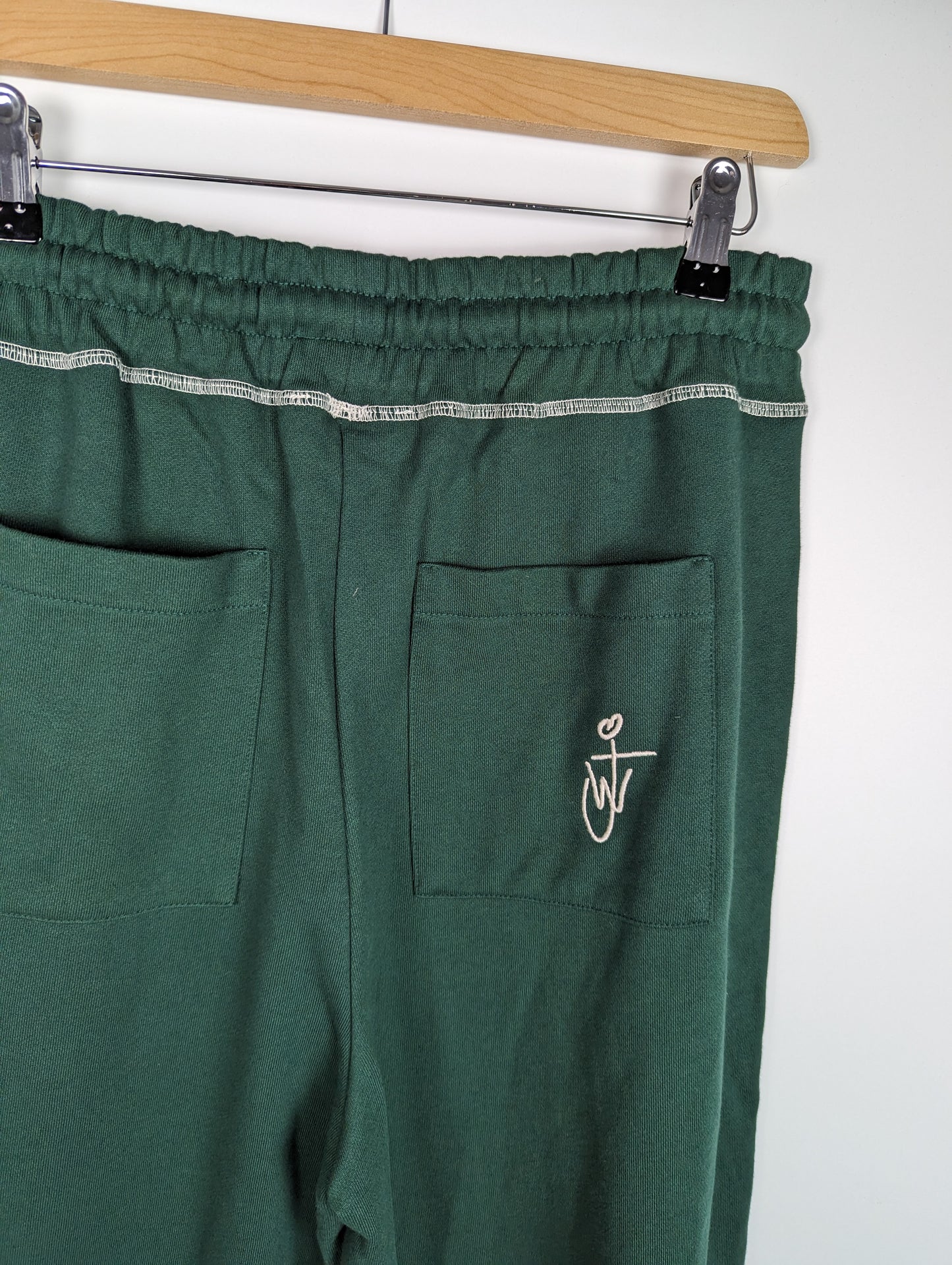 JW ANDERSON Womens Tapered Joggers - Green