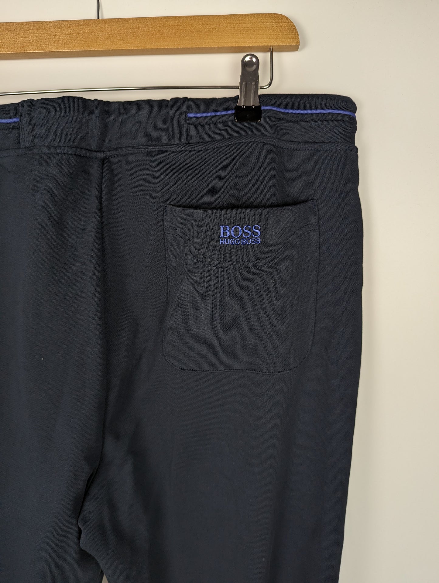 BOSS Mens Haiko Joggers - Navy