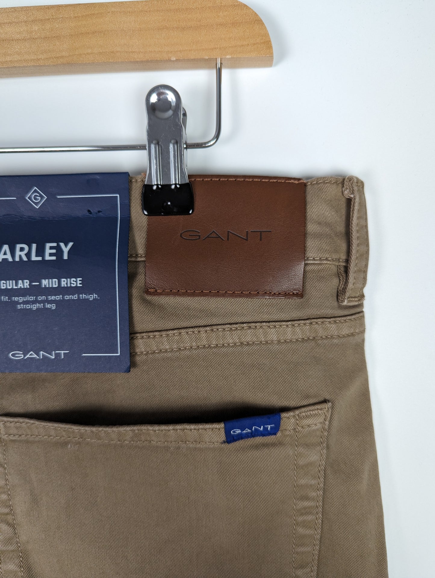 GANT Arley Regular Fit Desert Jeans - Brown