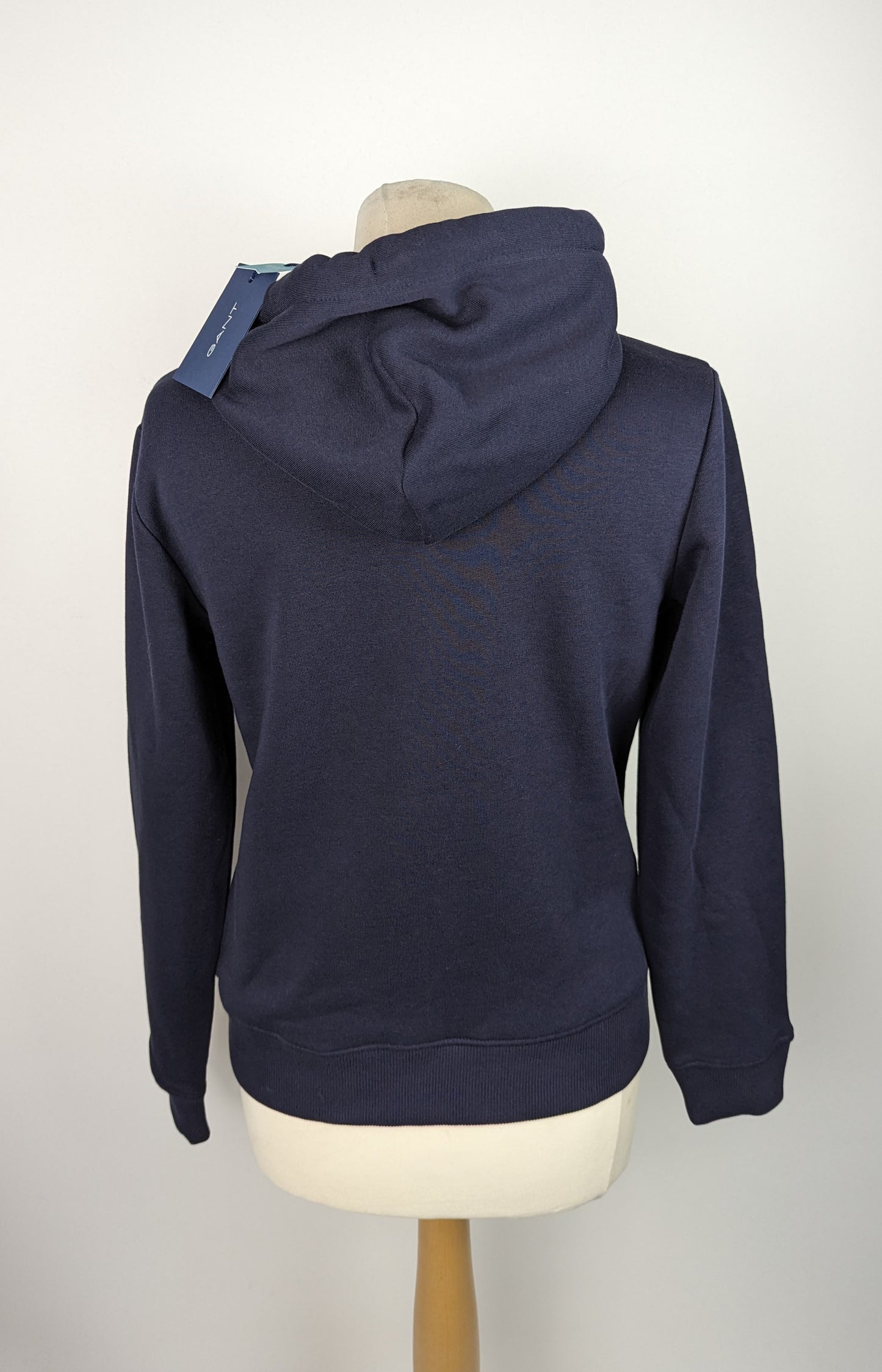 GANT Womens Archive Shield Hoodie - Navy Blue