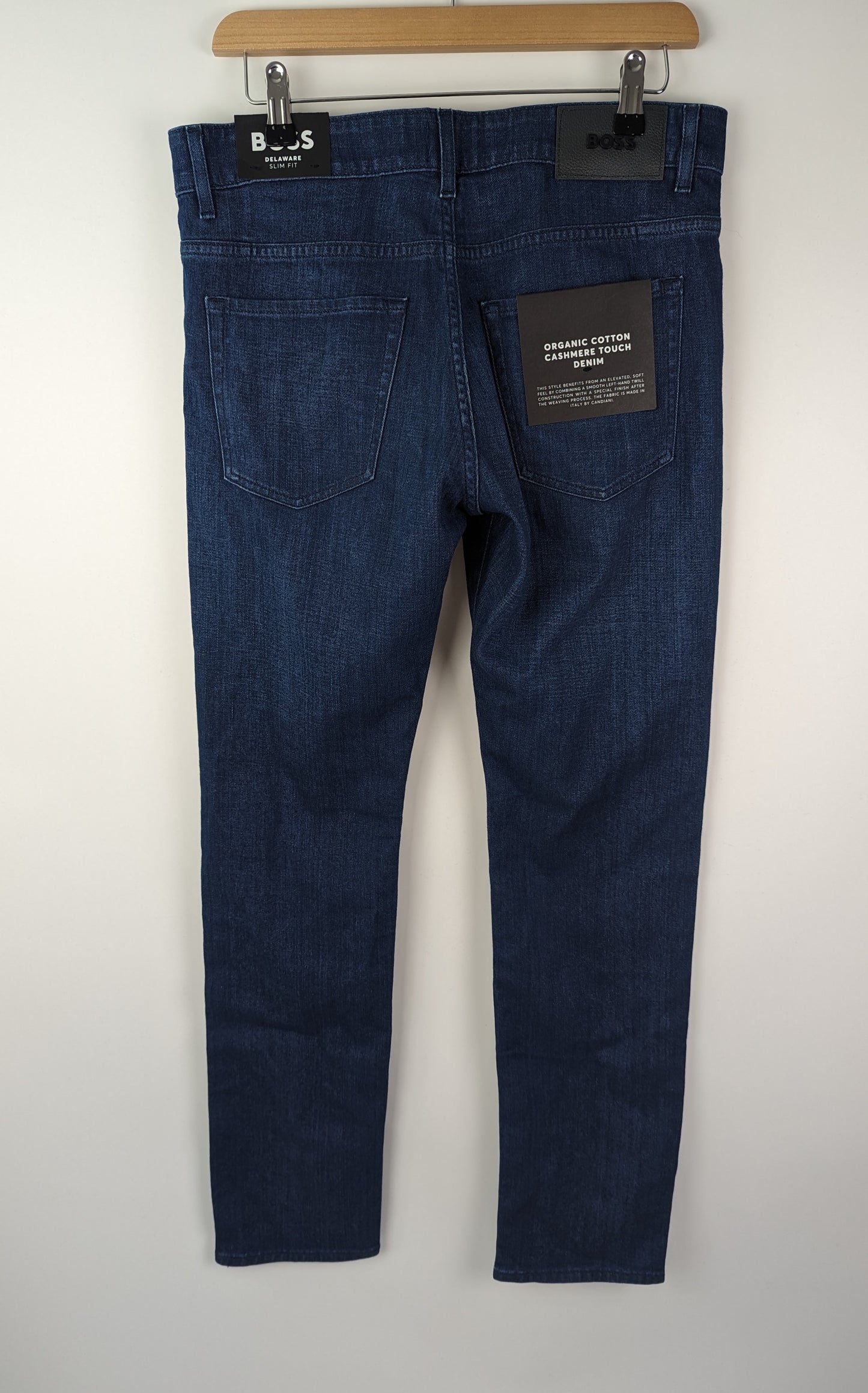 BOSS Mens Delaware3 Slim Jeans - Dark Blue