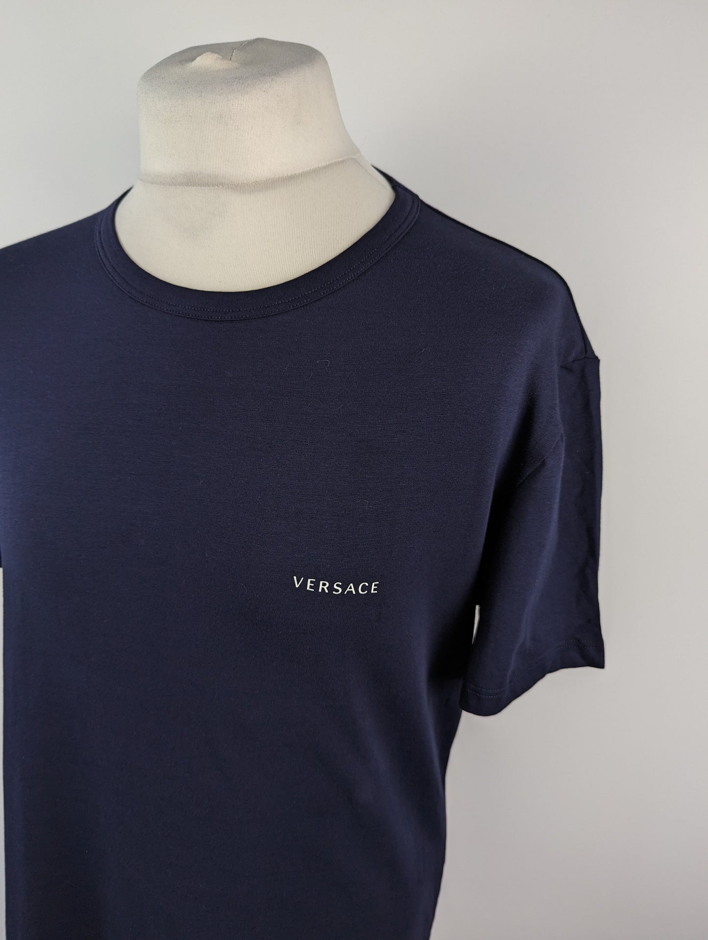 VERSACE ESSENTIALS X2 Pack of Mens T Shirt - Blue