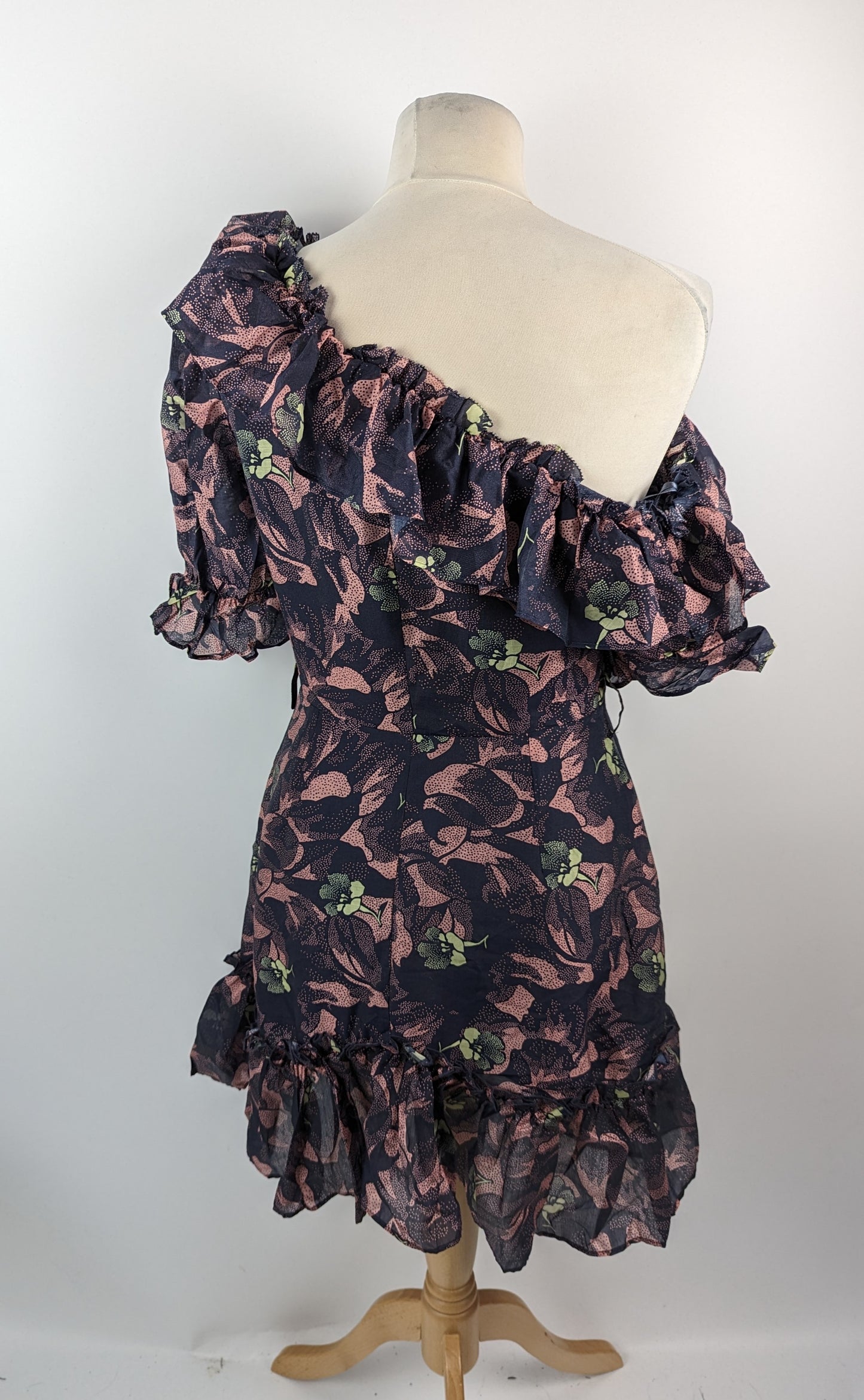 TED BAKER Womens Hazpin Dress - Navy Floral