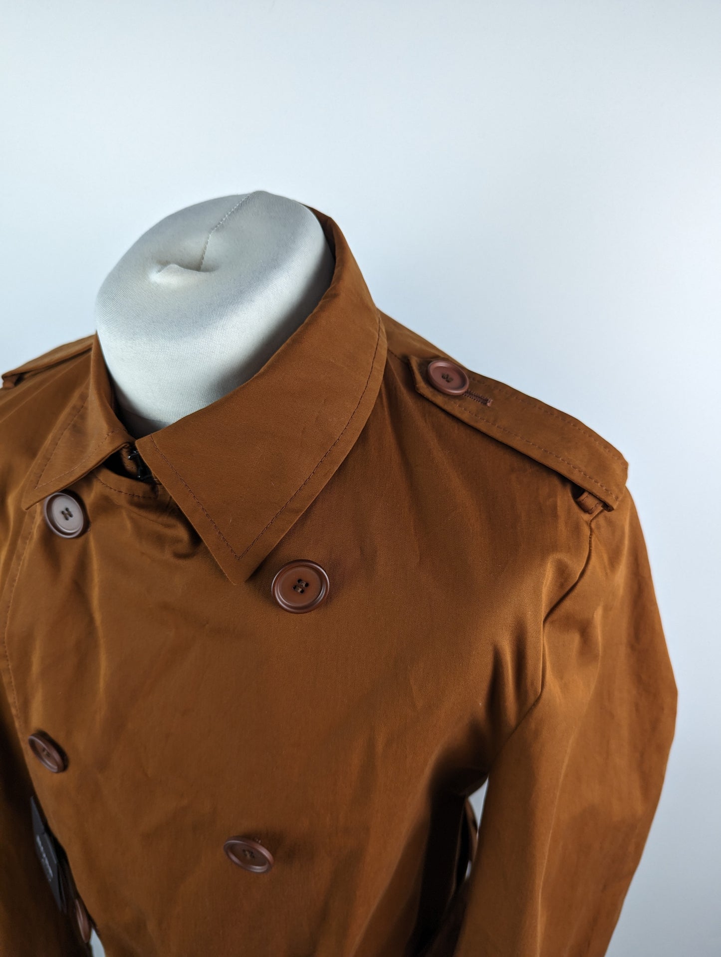 BOSS Mens Dan7 Coat - Open Brown