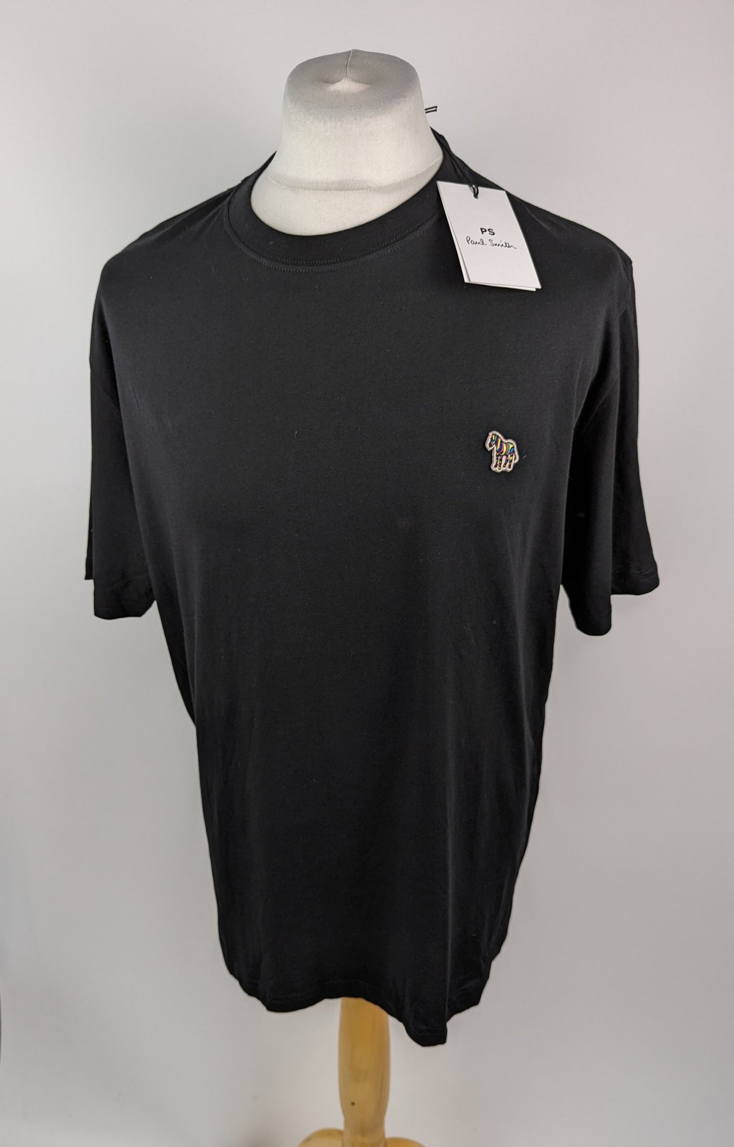 PS PAUL SMITH Zebra Crew Neck T-Shirt - Black