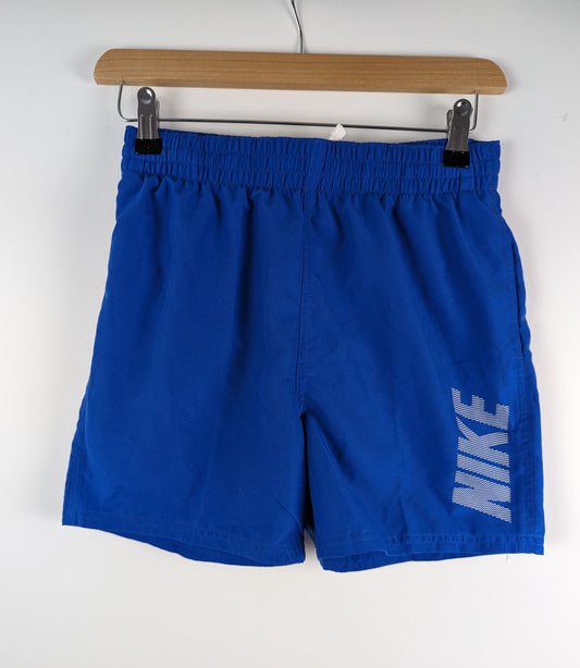 NIKE Boys Logo Solid Swim Briefs - Blue