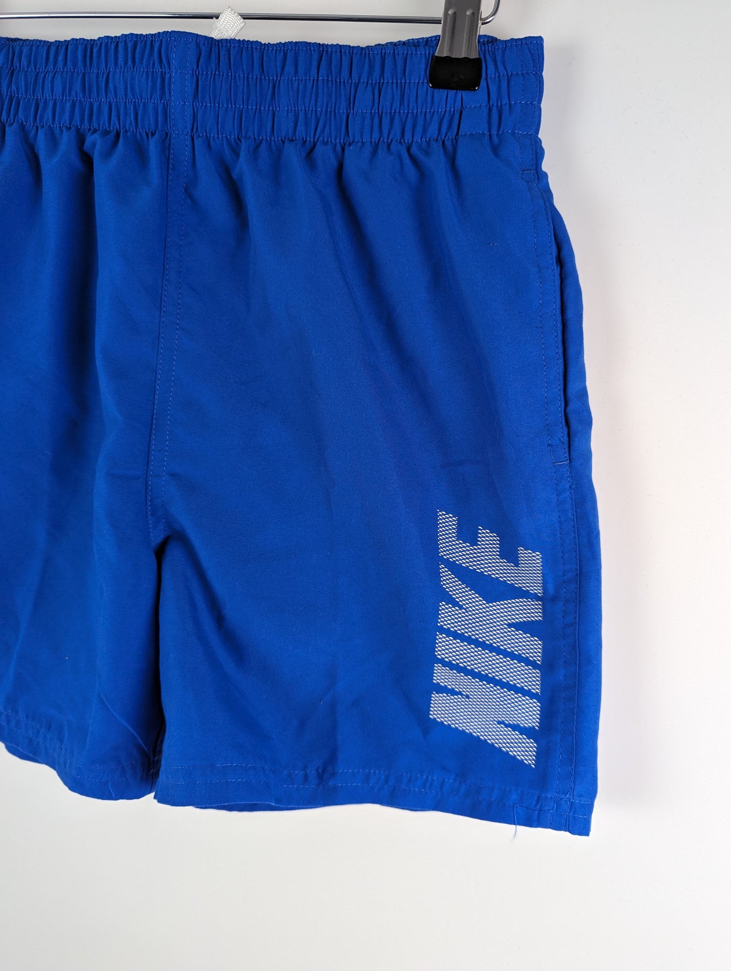 NIKE Boys Logo Solid Swim Briefs - Blue