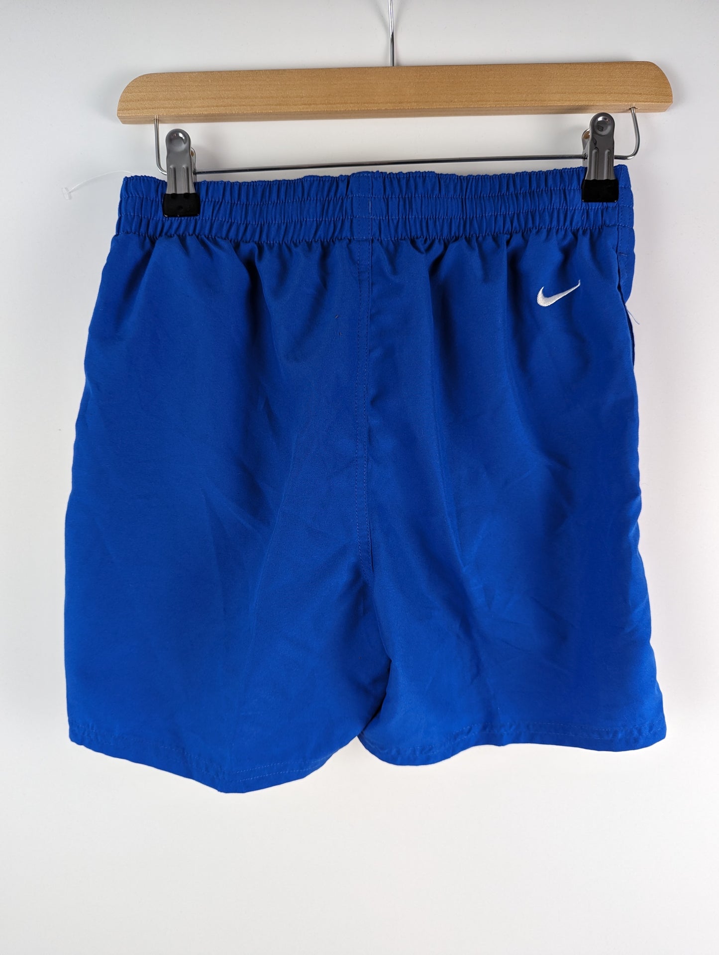 NIKE Boys Logo Solid Swim Briefs - Blue