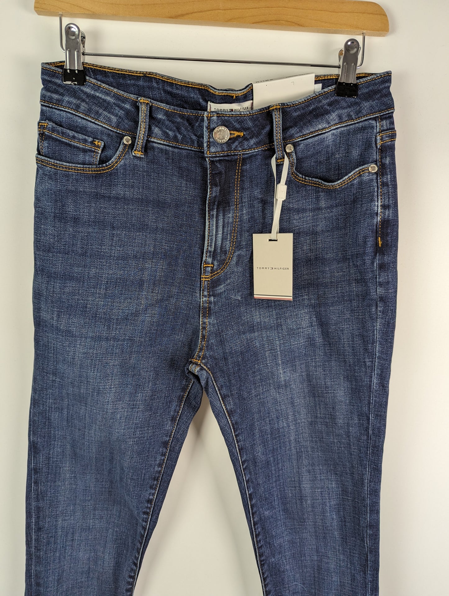 Tommy Jeans High Rise Skinny Santana Jeans - Dark Blue