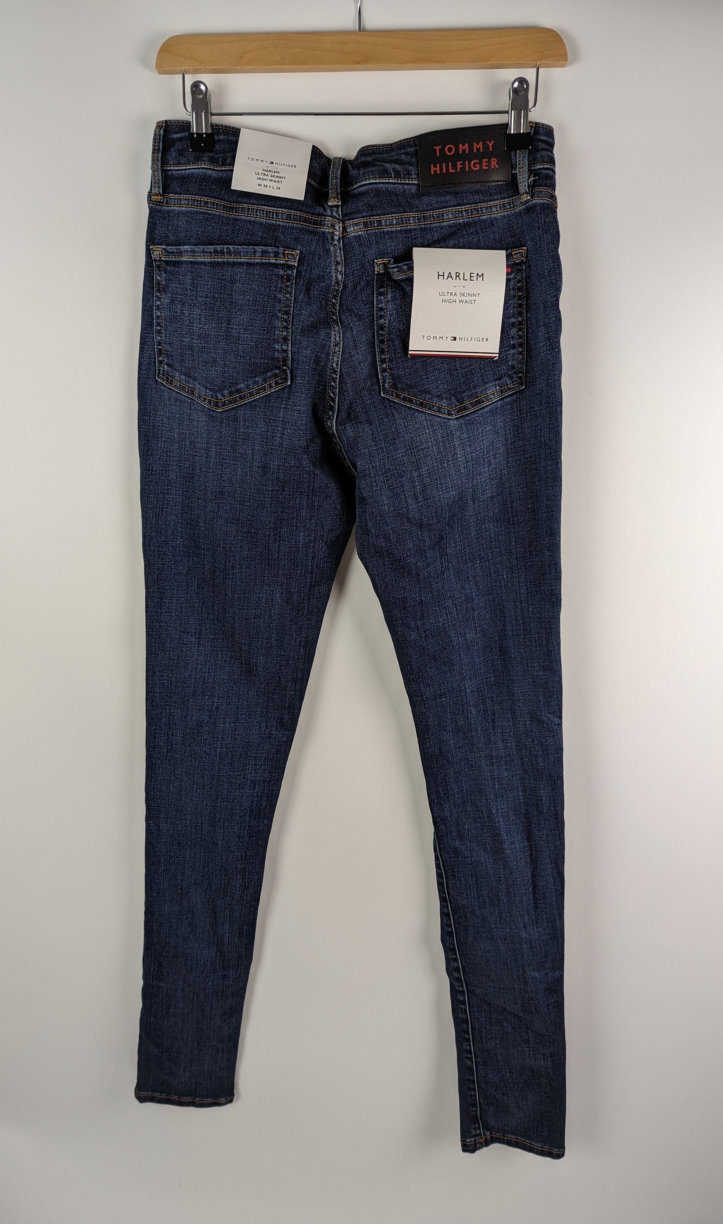 Tommy Jeans High Rise Skinny Santana Jeans - Dark Blue