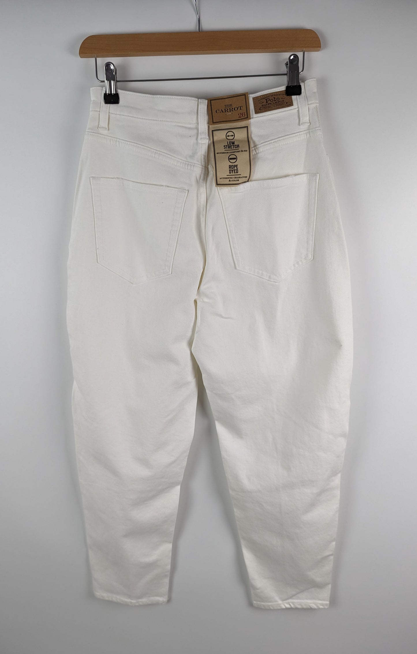 POLO RALPH LAUREN Carrot Straight Jeans - White