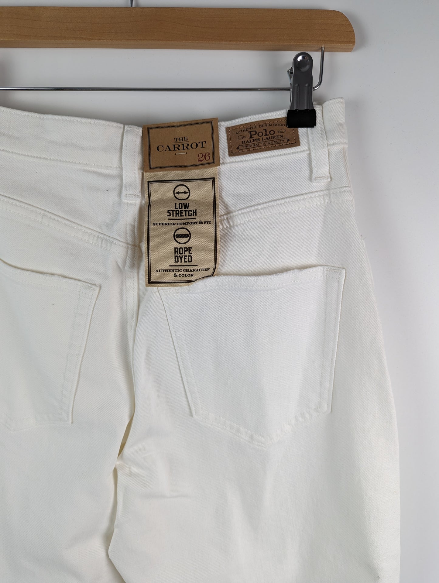 POLO RALPH LAUREN Carrot Straight Jeans - White