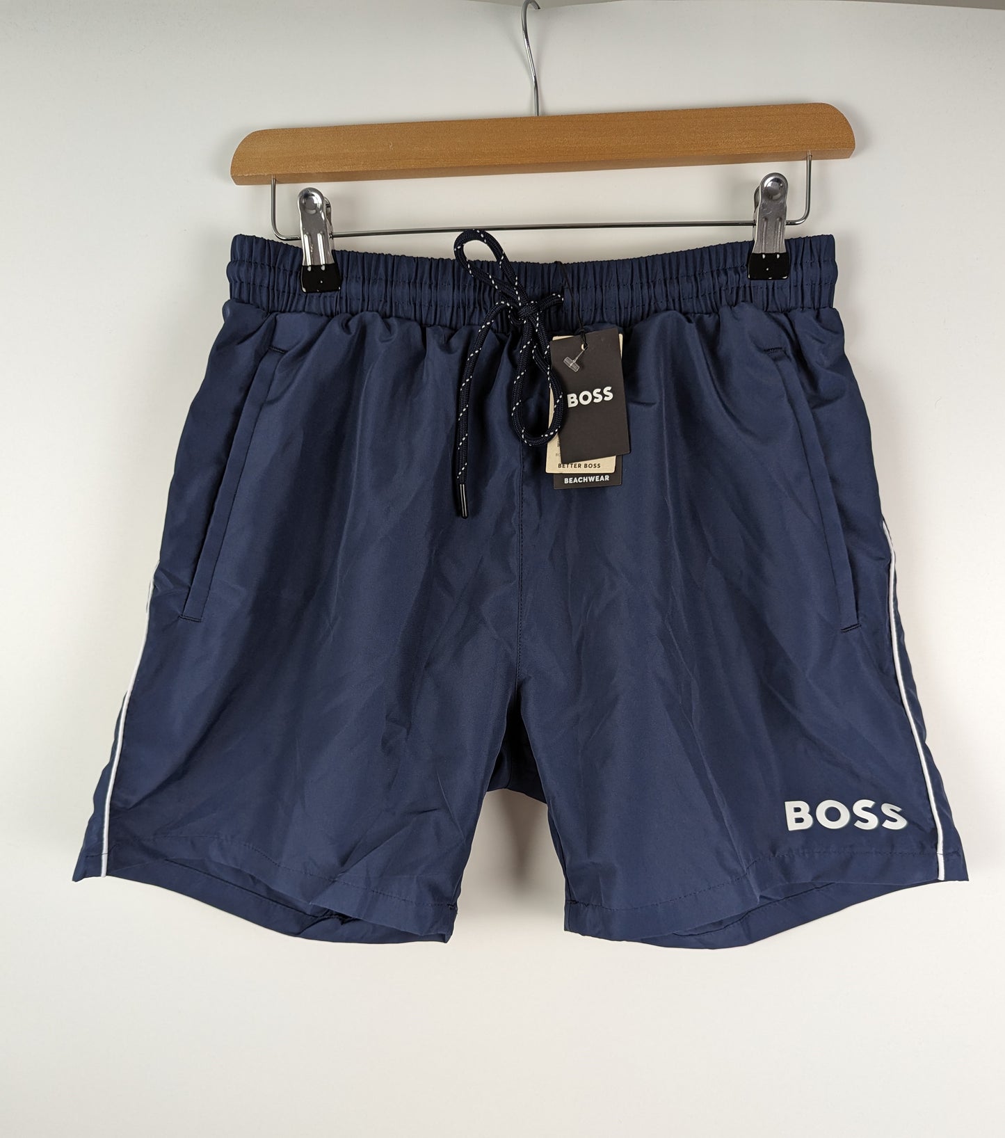 BOSS Men's Starfish Swim Shorts - Navy