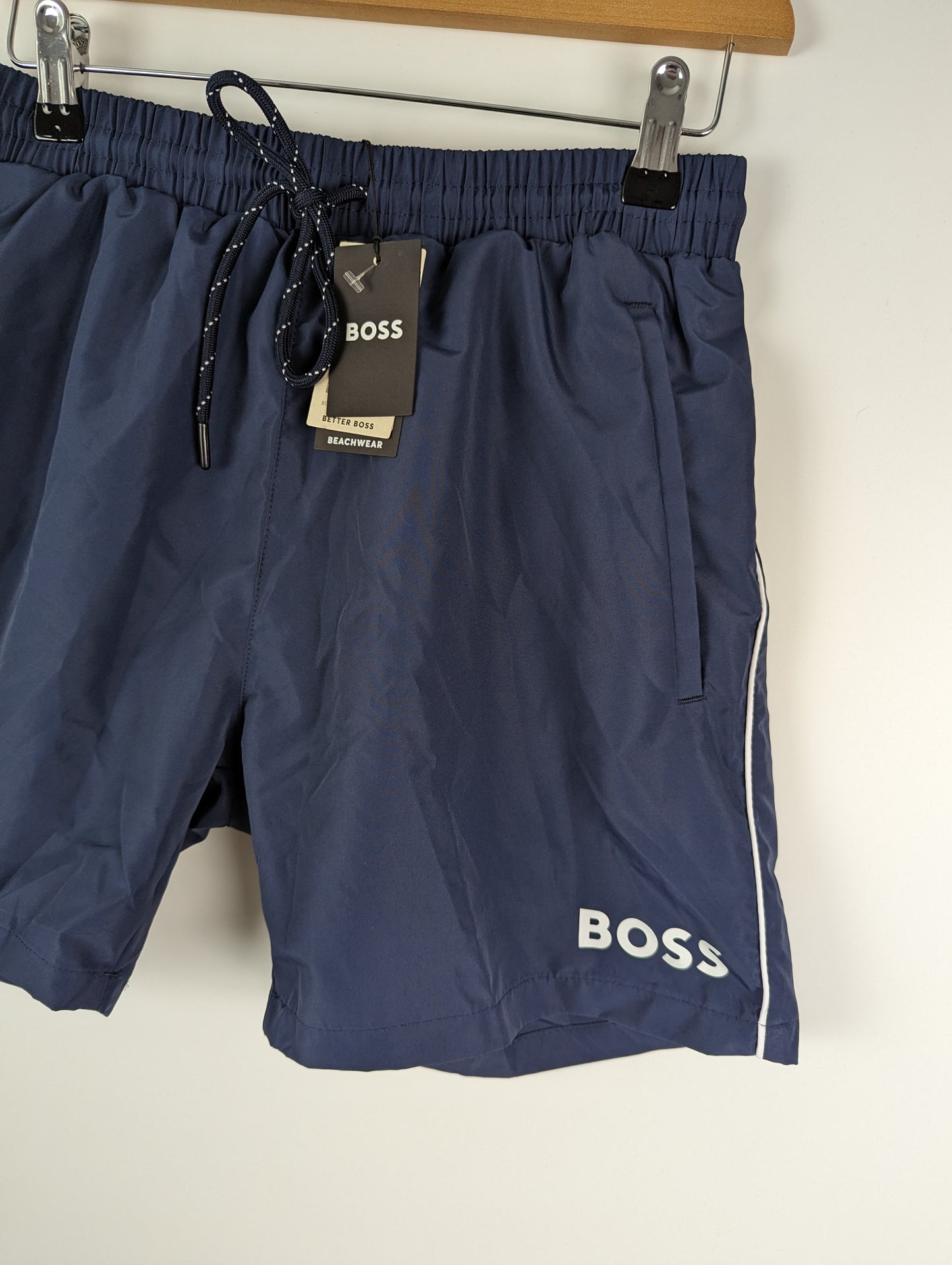 BOSS Men's Starfish Swim Shorts - Navy