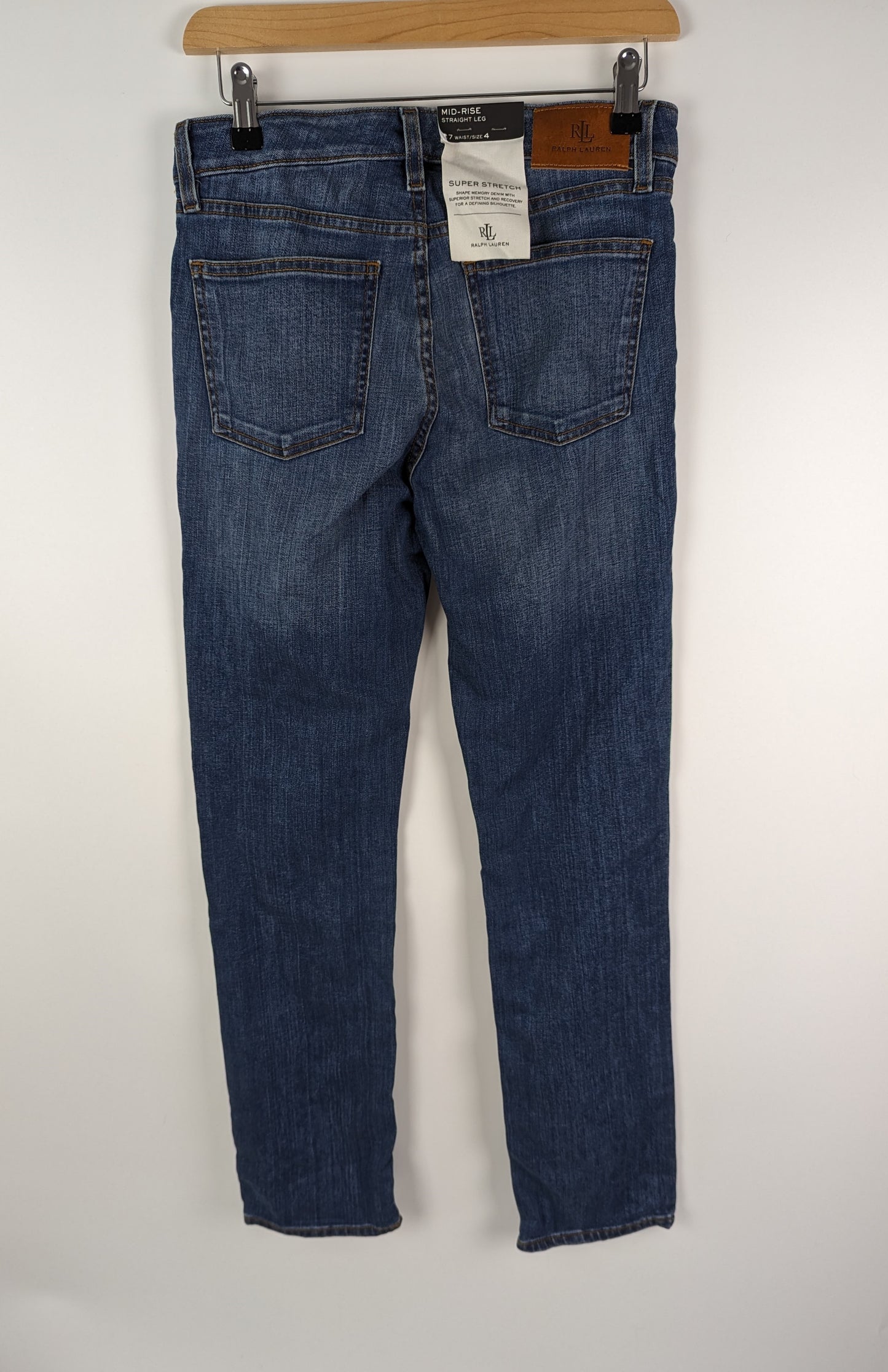 LAUREN BY RALPH LAUREN Midrise 5 Pocket Jeans - Blue