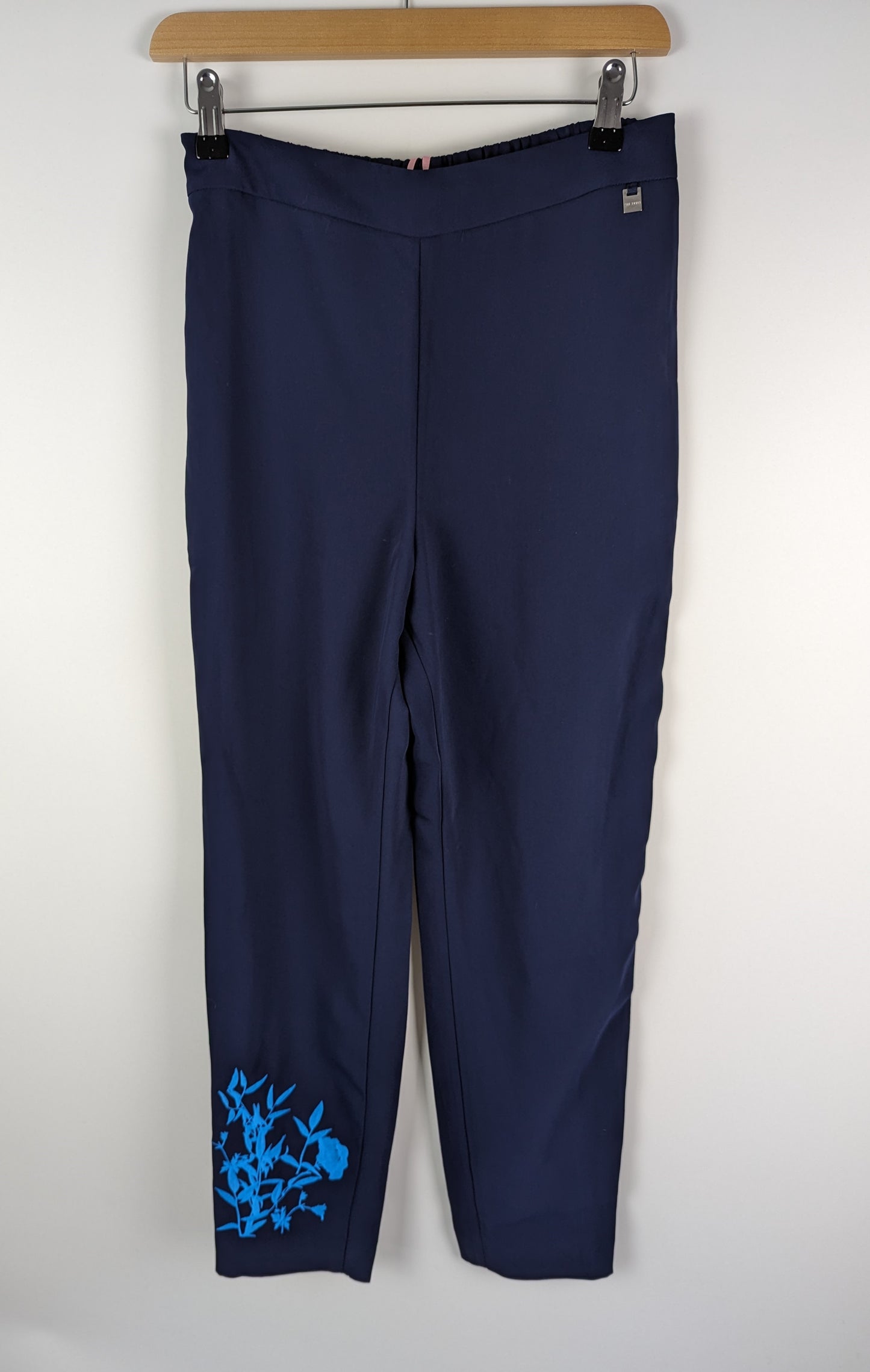 Ted Baker Madlyne Embroidered Track Pants - Blue