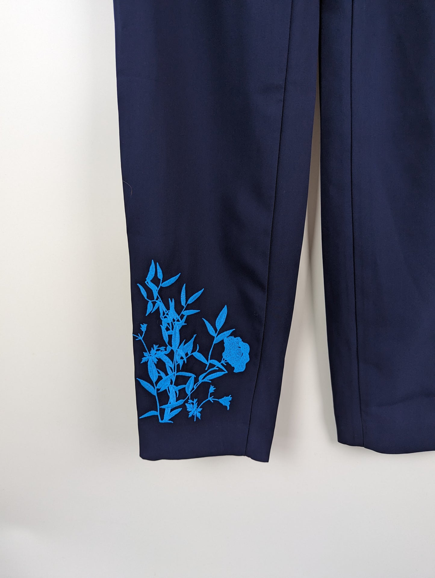 Ted Baker Madlyne Embroidered Track Pants - Blue