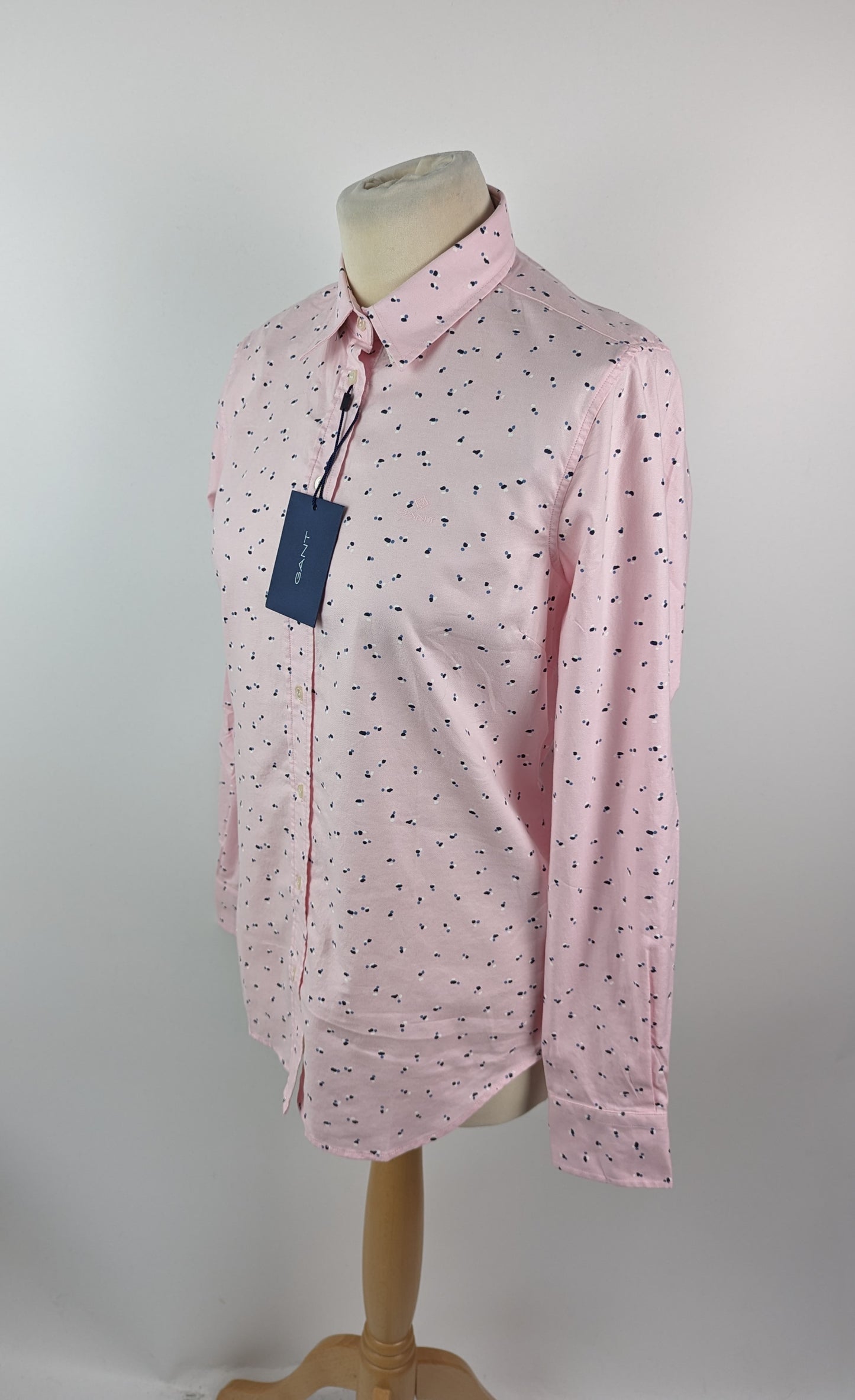 GANT Lure Print Stretch Oxford Shirt - Pink