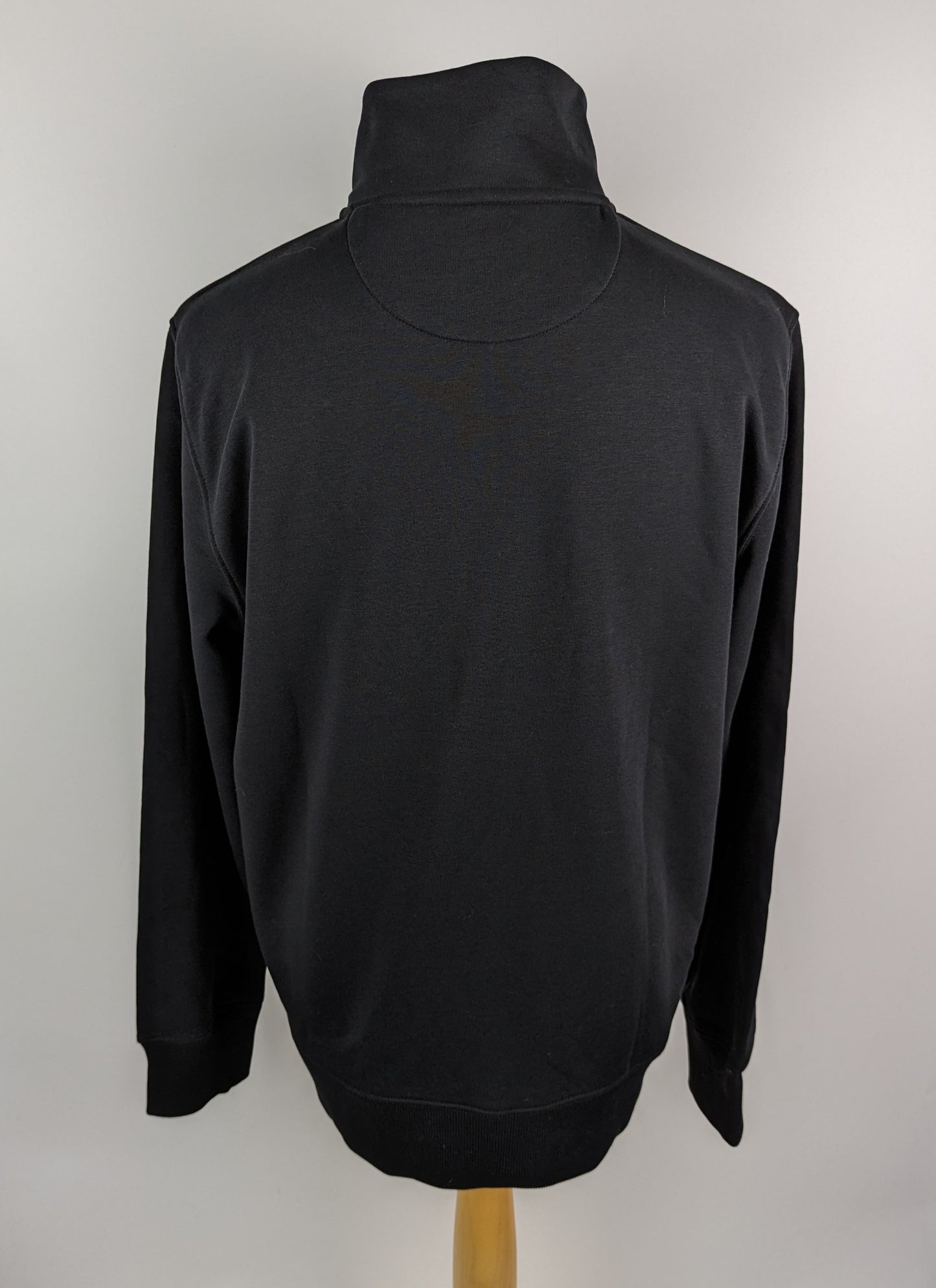 GANT Mens Shield Half-Zip Jumper - Black