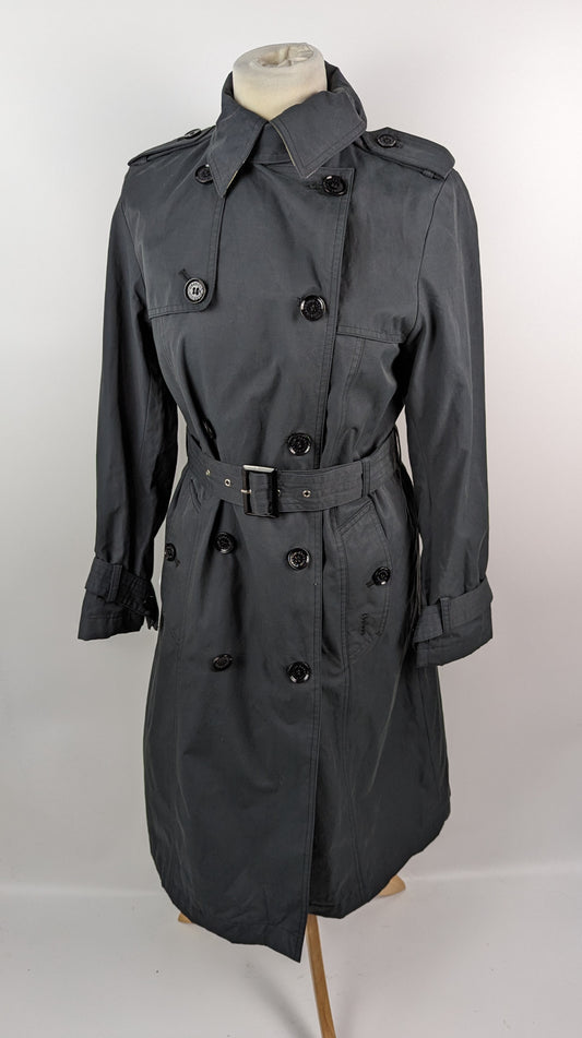 BARBOUR Beal Ladies Showerproof Trench Coat - Black