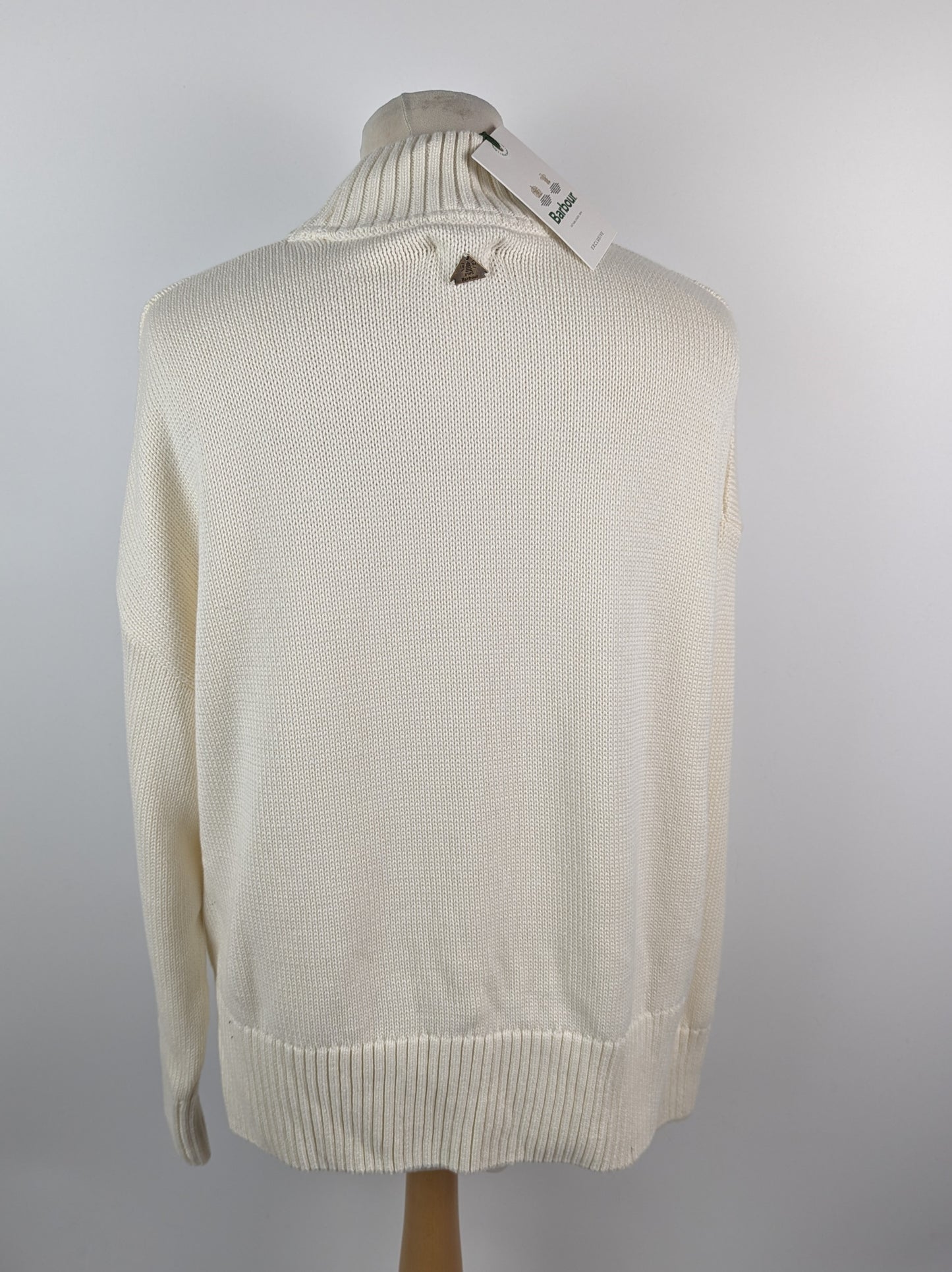 BARBOUR Sandy Knit Womens Jumper - Cream