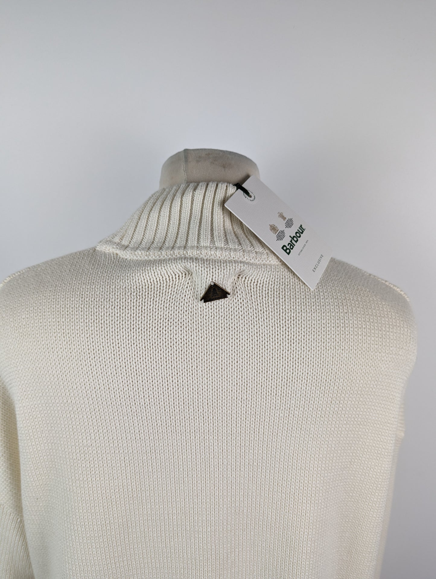 BARBOUR Sandy Knit Womens Jumper - Cream